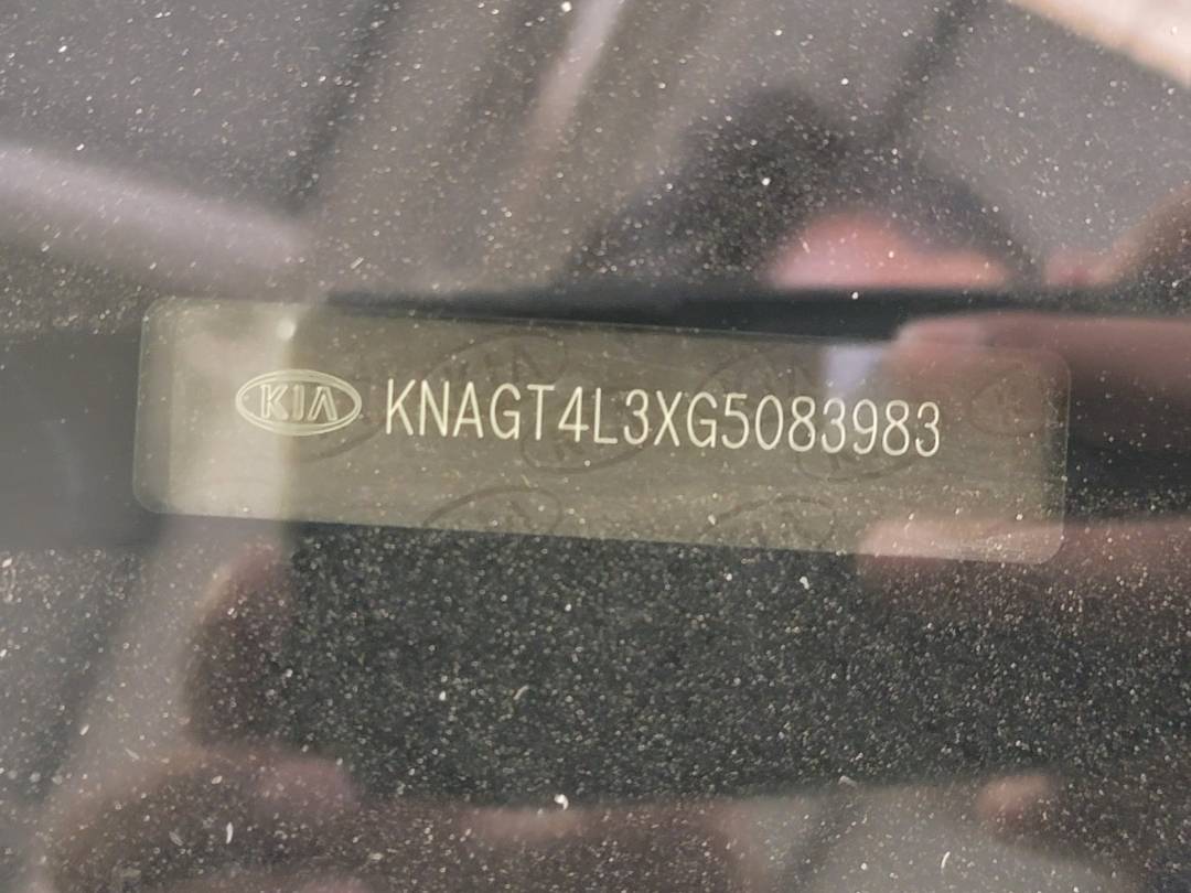 2016 KIA OPTIMA — 141595 Miles — Lot G5083983 — Main - Marhaba Auctions Used Cars - Image 9