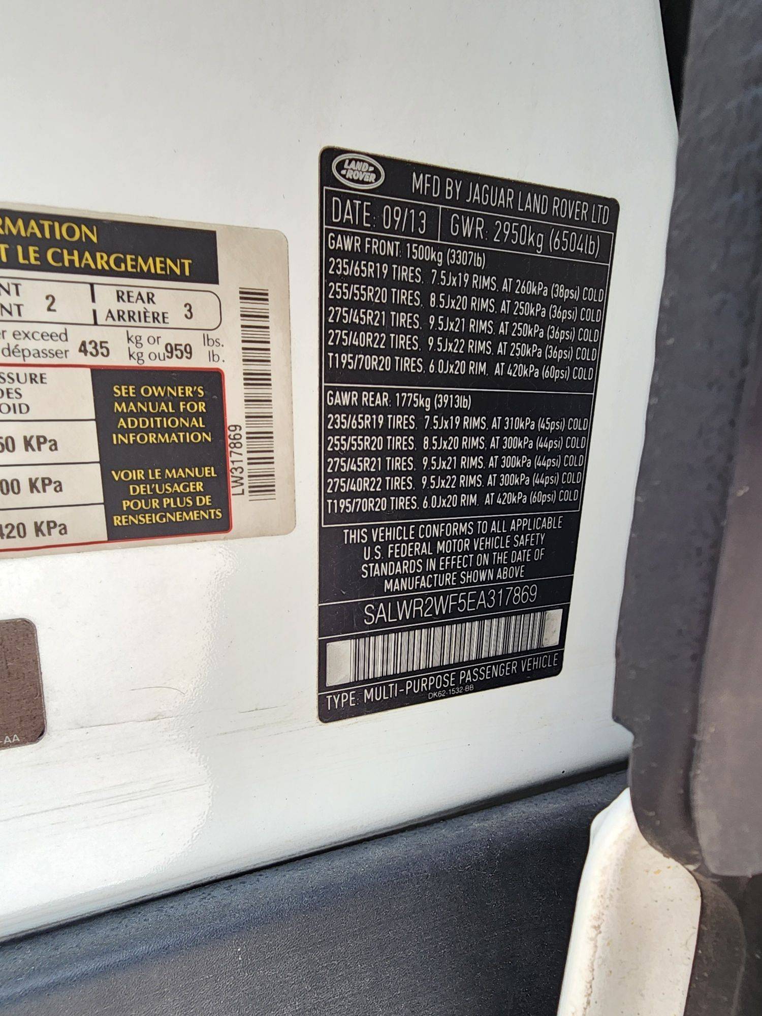 2014 LAND ROVER ROVER SPORT HSE — 147747 Miles — Lot 37108549 — Main - Marhaba Auctions Used Cars - Image 12