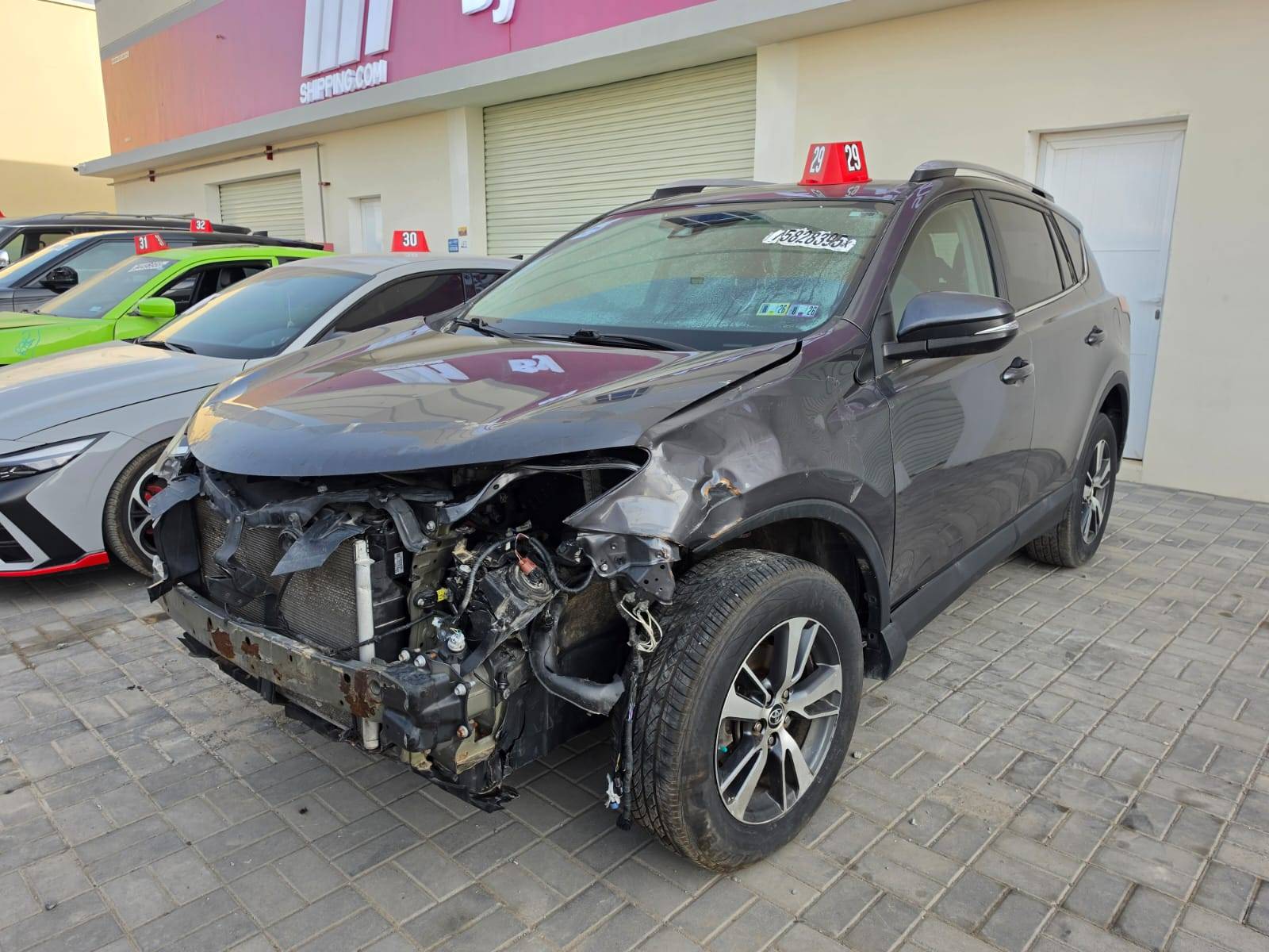 2018 TOYOTA RAV4 — 156696 Miles — Lot XJW705268 — Oman Yard - Marhaba Auctions Used Cars - Image 4