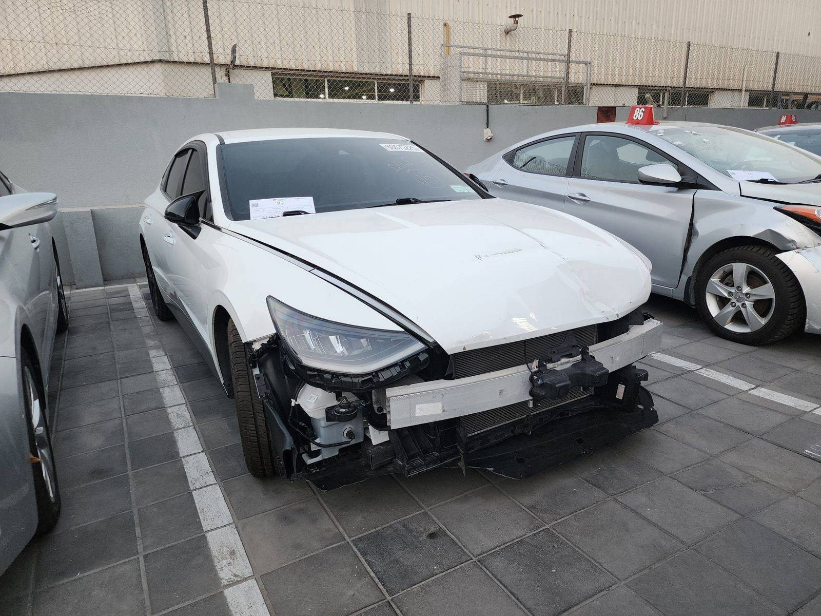 2020 HYUNDAI SONATA — 49742 Miles — Lot 012700 — Al Quoz - Marhaba Auctions Used Cars - Image 4
