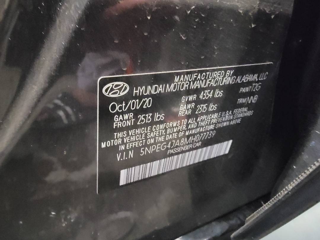 2021 HYUNDAI SONATA — 78679 Miles — Lot 40818803 — Main - Marhaba Auctions Used Cars - Image 9