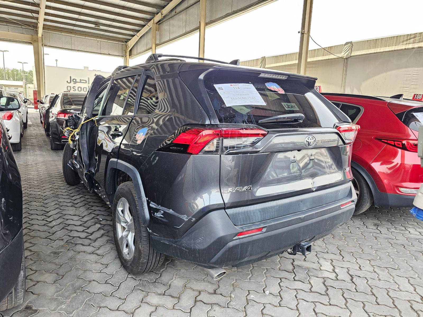 2020 TOYOTA RAV4 — 59040 Miles — Lot LC043138 — Souq - Marhaba Auctions Used Cars - Image 3