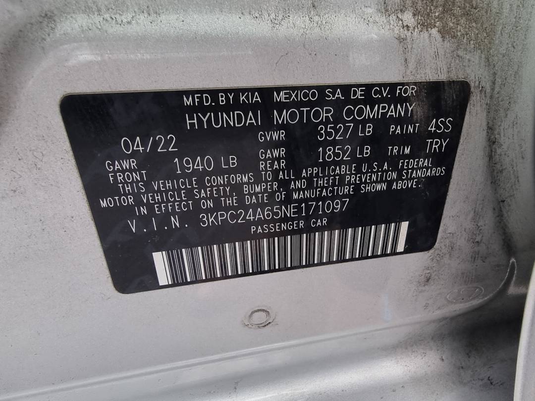 HYUNDAI ACCENT 2022 - Marhaba Auction Used Cars - Image 7