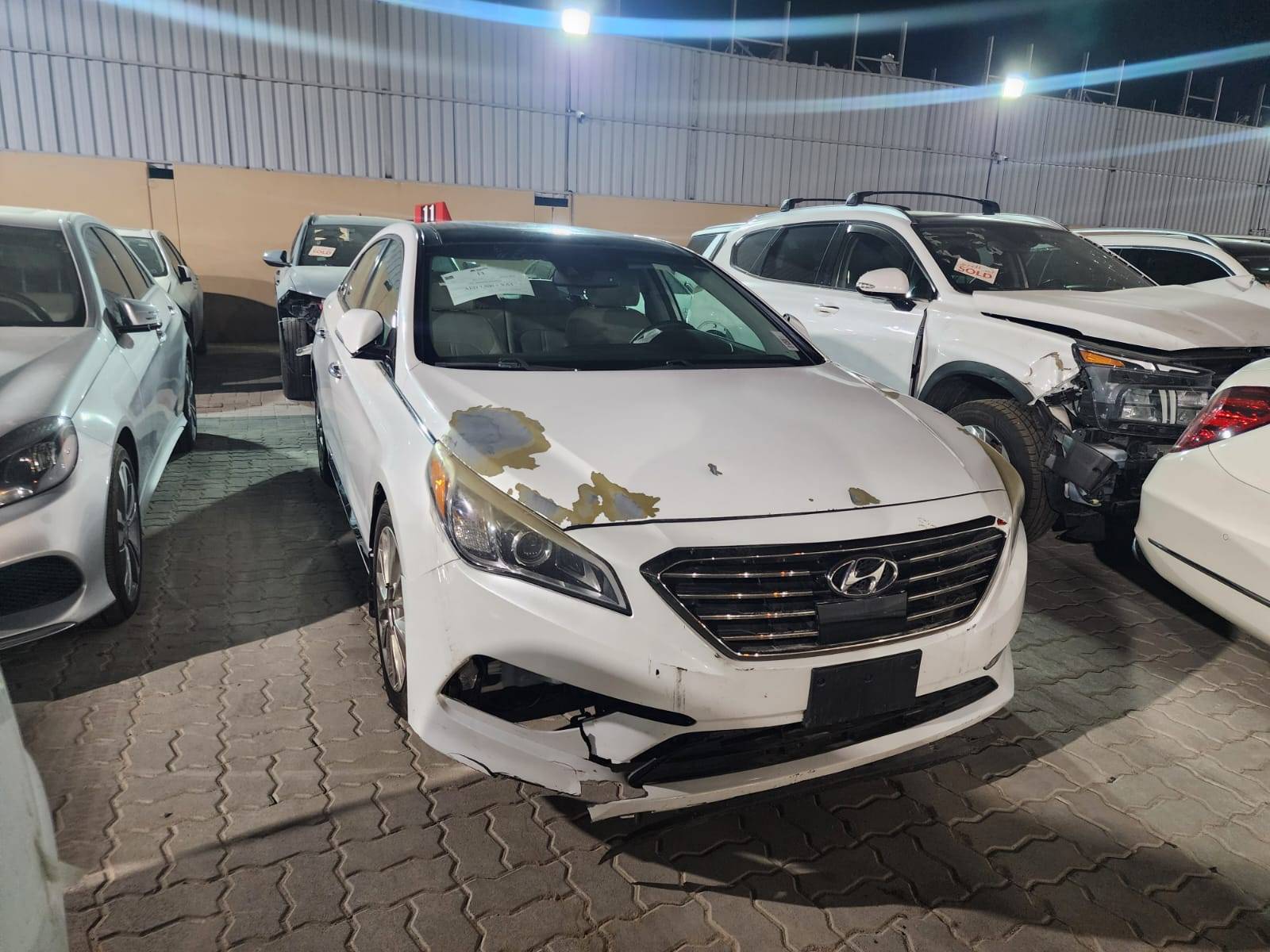 2015 HYUNDAI SONATA SPORT — 182543 Miles — Lot 87445735 — Al Sajaa - Marhaba Auctions Used Cars - Image 3