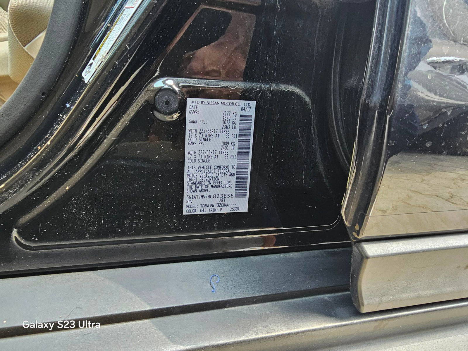 NISSAN ROGUE 2017 - Marhaba Auction Used Cars - Image 10