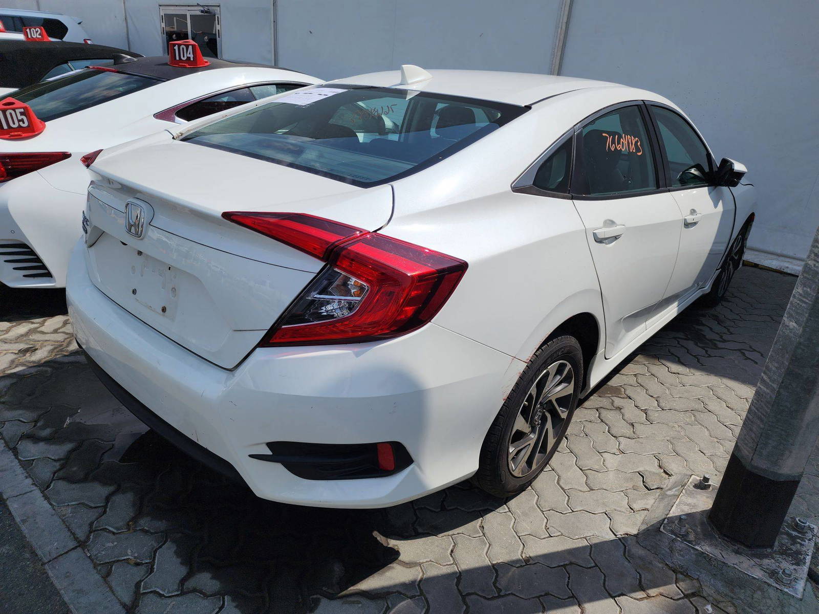 2018 HONDA CIVIC — 93838 Miles — Lot 1241541510 - Marhaba Auctions Used Cars - Image 3