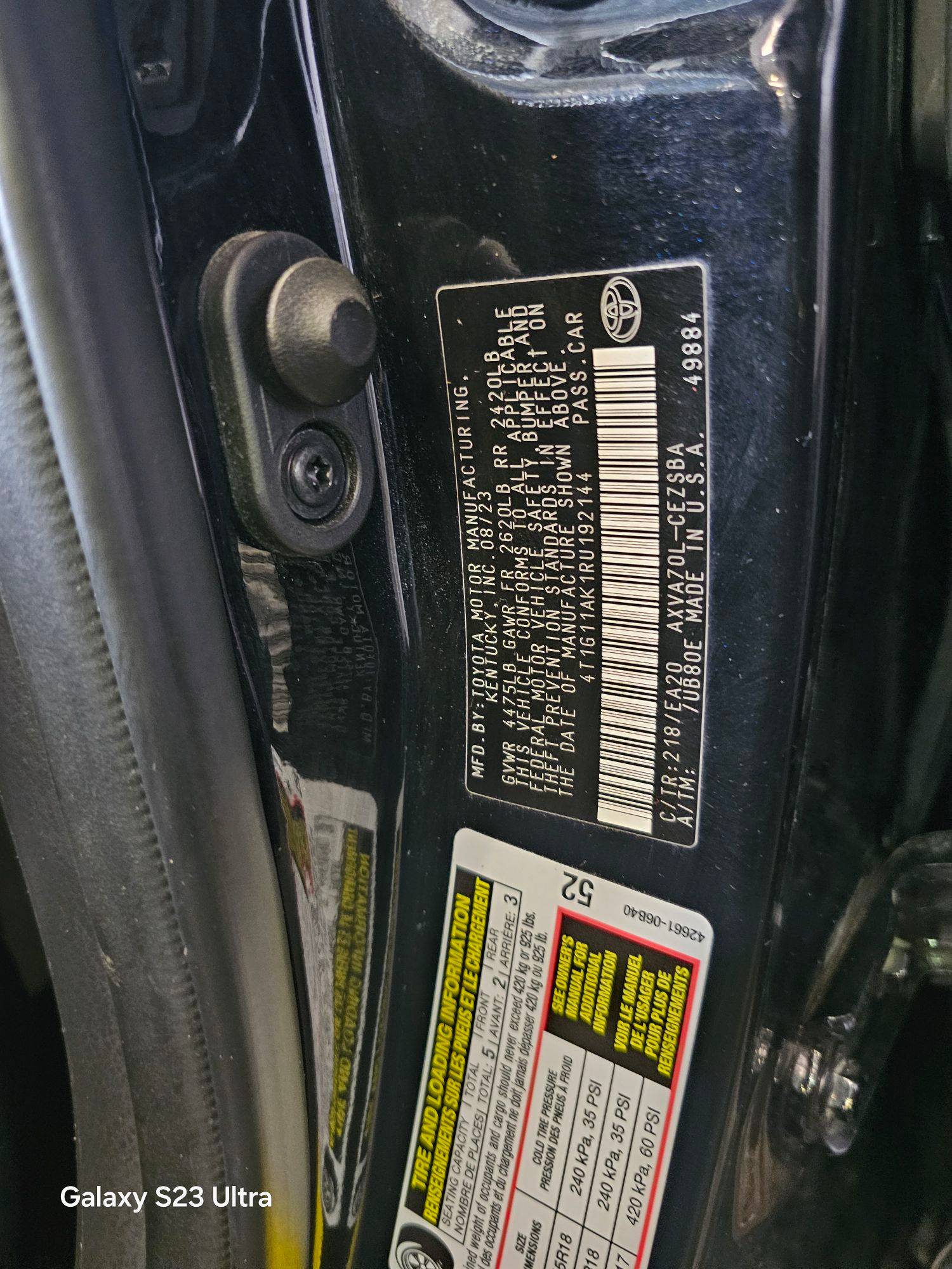 TOYOTA CAMRY 2024 - Marhaba Auction Used Cars - Image 9