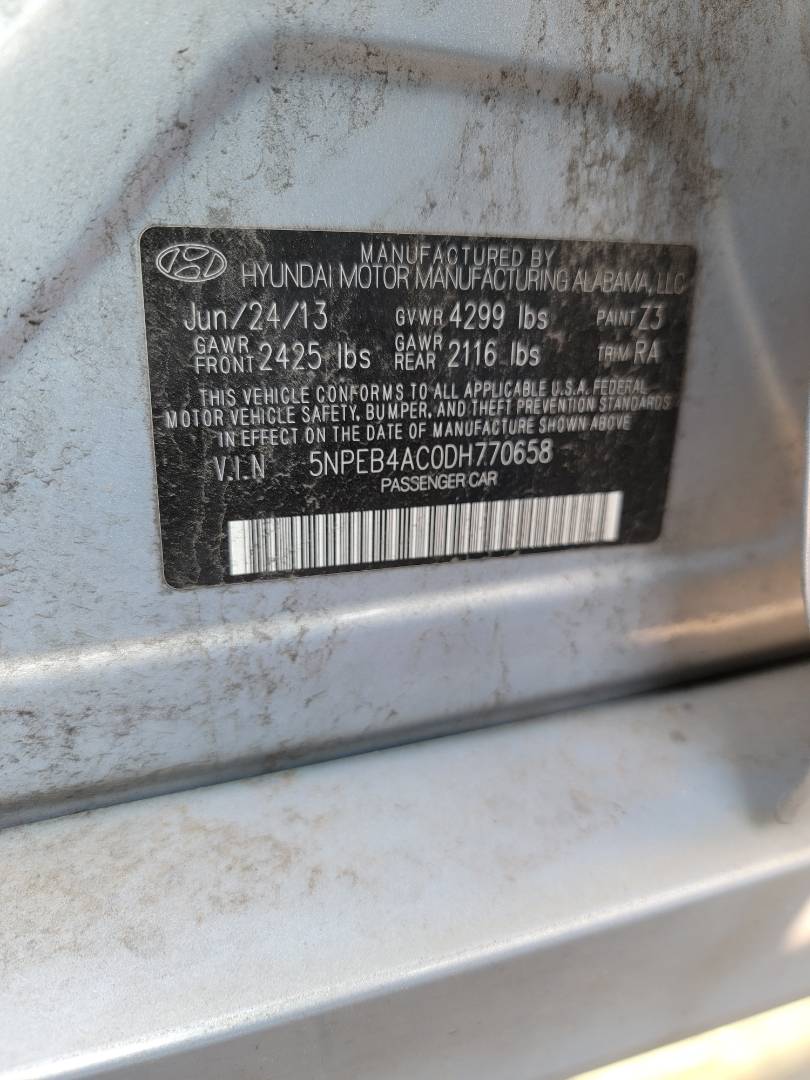 2013 HYUNDAI SONATA — 255158 Miles — Lot 36475396 - Marhaba Auctions Used Cars - Image 9