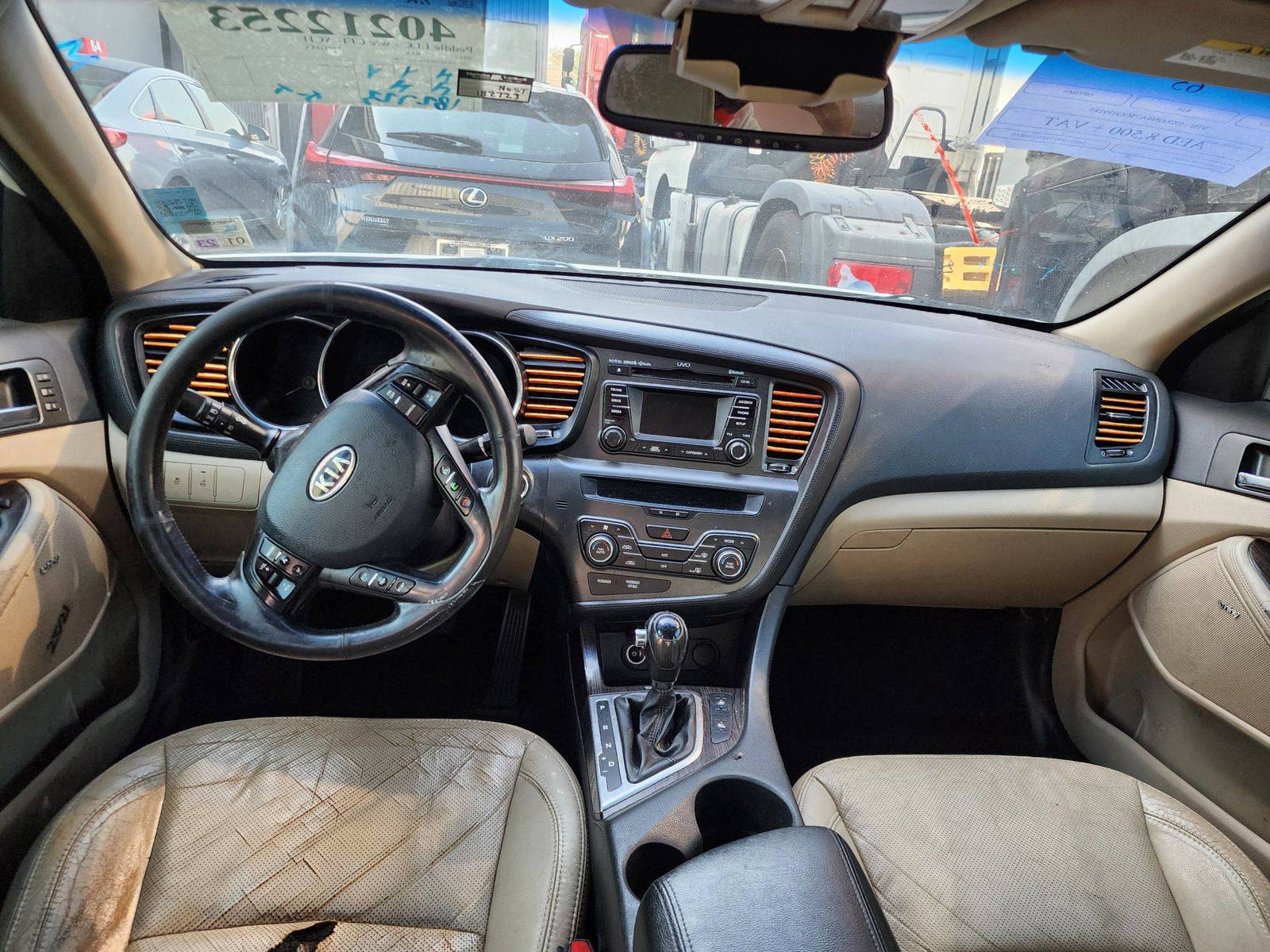2012 KIA OPTIMA — 182723 Miles — Lot 40212253 — Al Quoz - Marhaba Auctions Used Cars - Image 8
