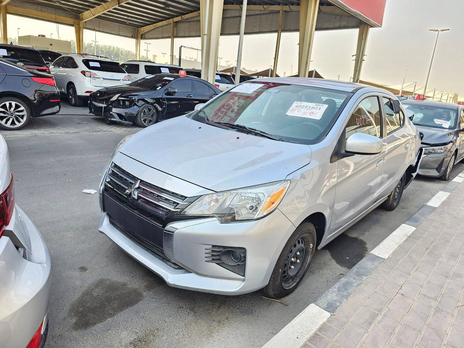 2024 MITSUBISHI MIRAGE — 3805 Miles — Lot RHF01825 — Souq - Marhaba Auctions Used Cars - Image 4