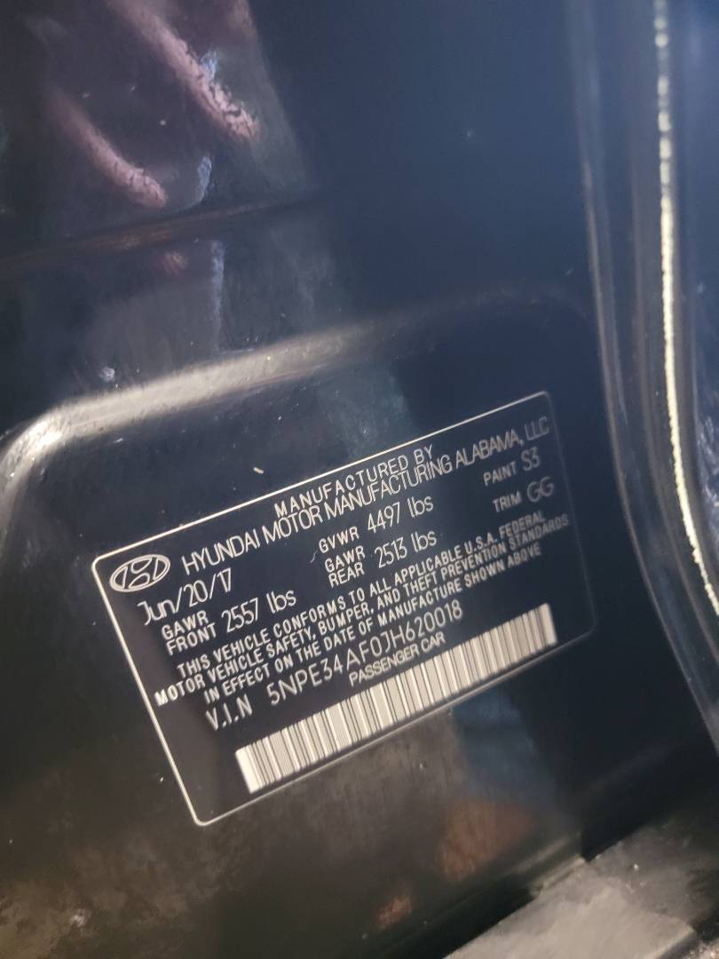 2018 HYUNDAI SONATA — 101195 Miles — Lot F0JH620018 — Main - Marhaba Auctions Used Cars - Image 12