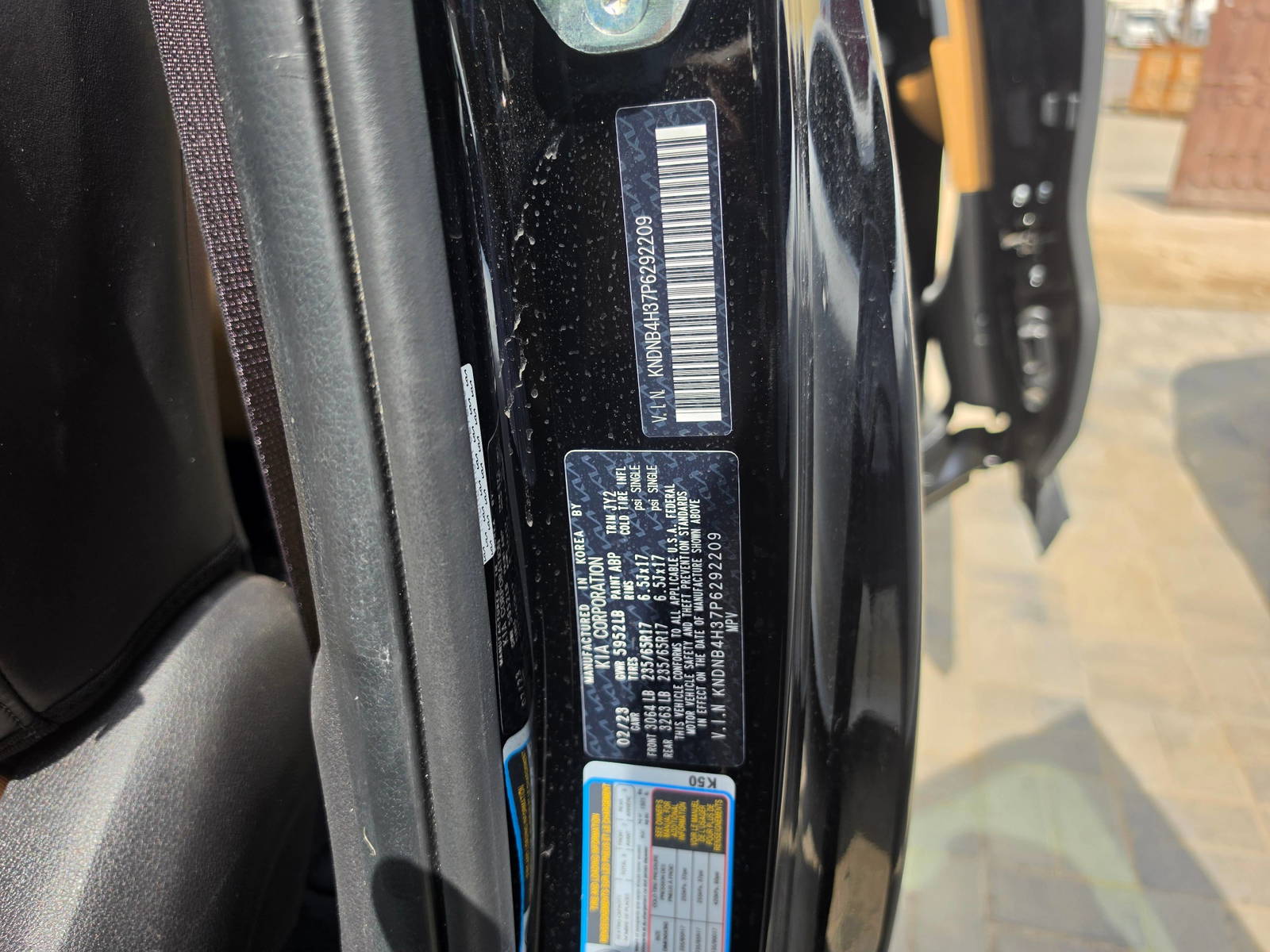 2023 KIA CARNIVAL LX — 61556 Miles — Lot P6292209 - Marhaba Auctions Used Cars - Image 8