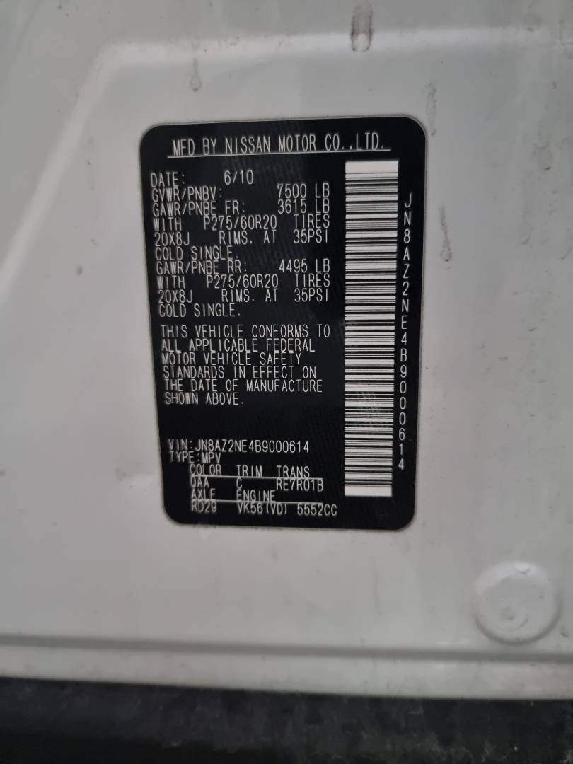 INFINITI QX56 2011 - Marhaba Auction Used Cars - Image 9