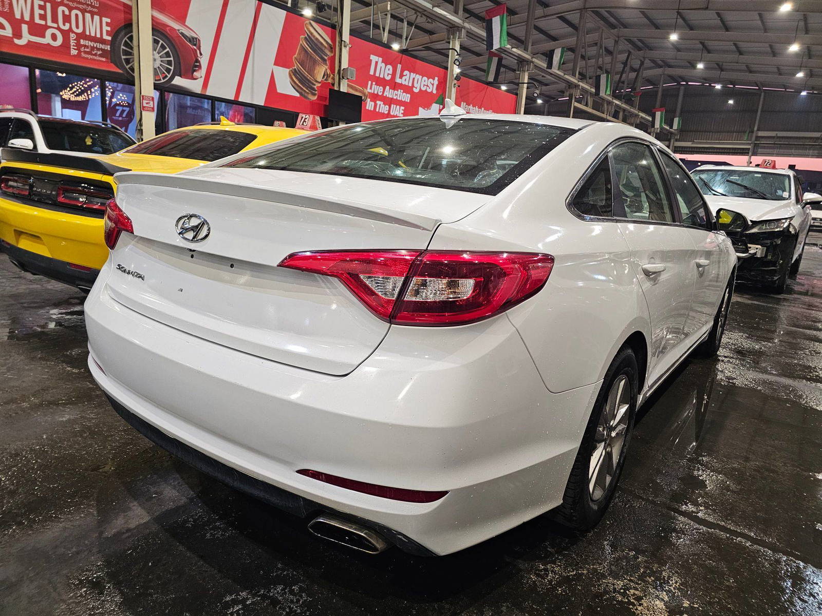 2017 HYUNDAI SONATA — 124118 KM — Lot 12322285 — Souq - Marhaba Auctions Used Cars - Image 3