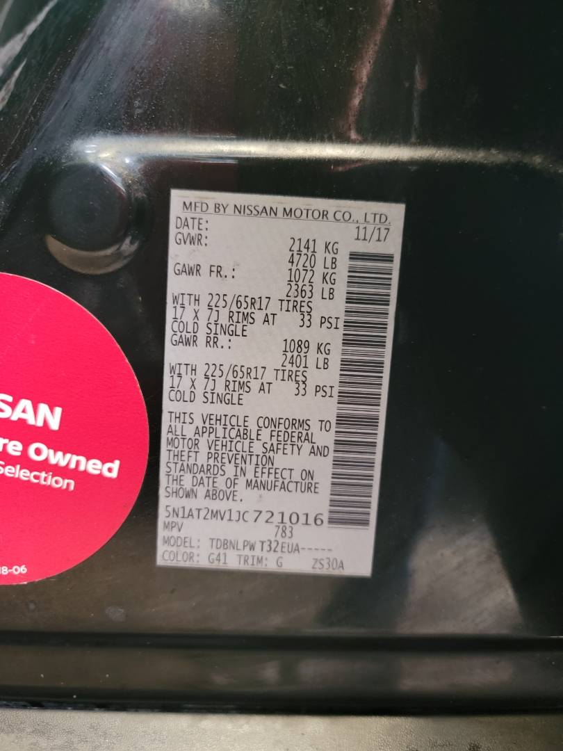 2018 NISSAN ROGUE — 99551 Miles — Lot 73757034 — Main - Marhaba Auctions Used Cars - Image 9