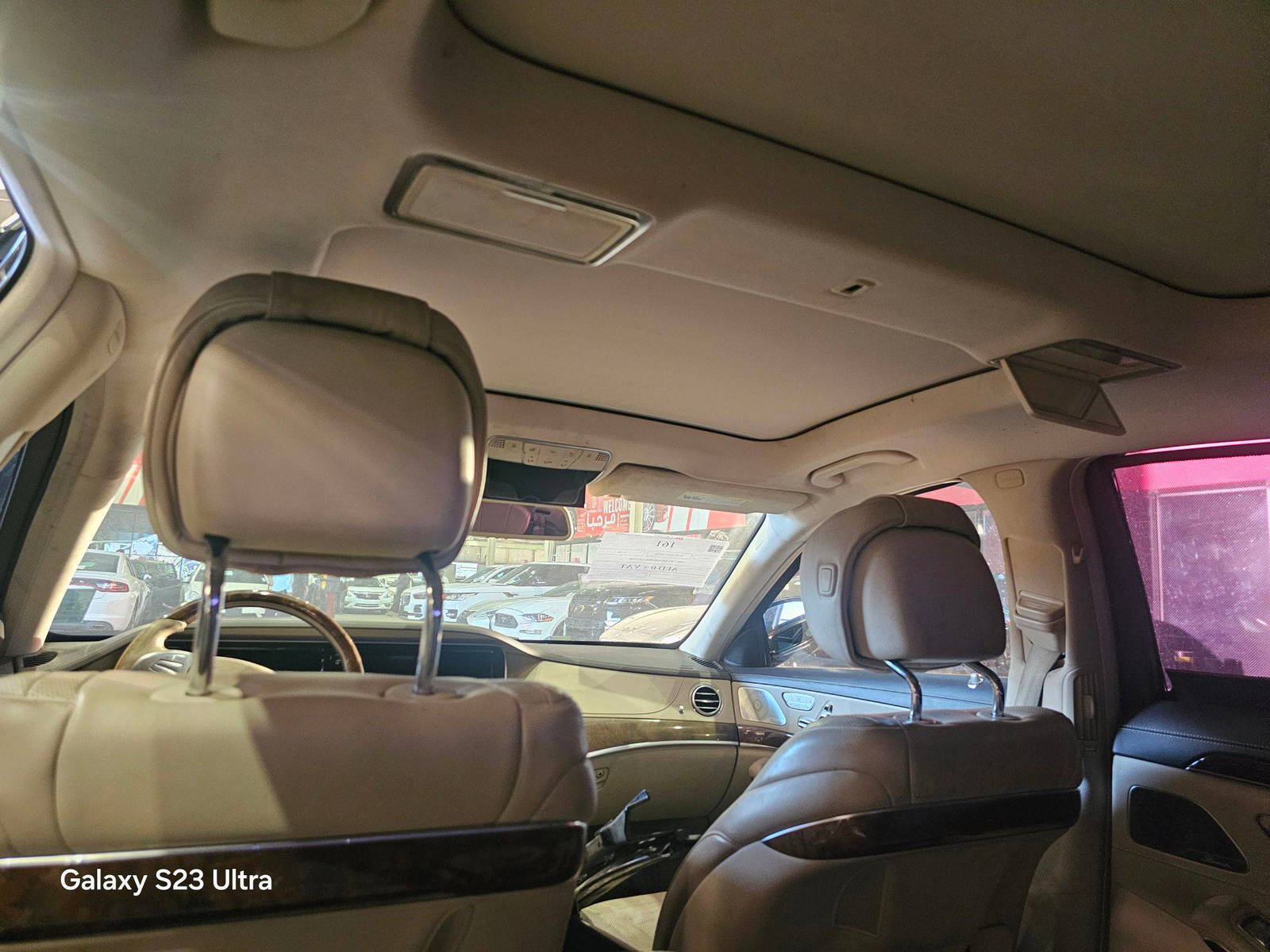 MERCEDES BENZ S 550 2015 - Marhaba Auction Used Cars - Image 10