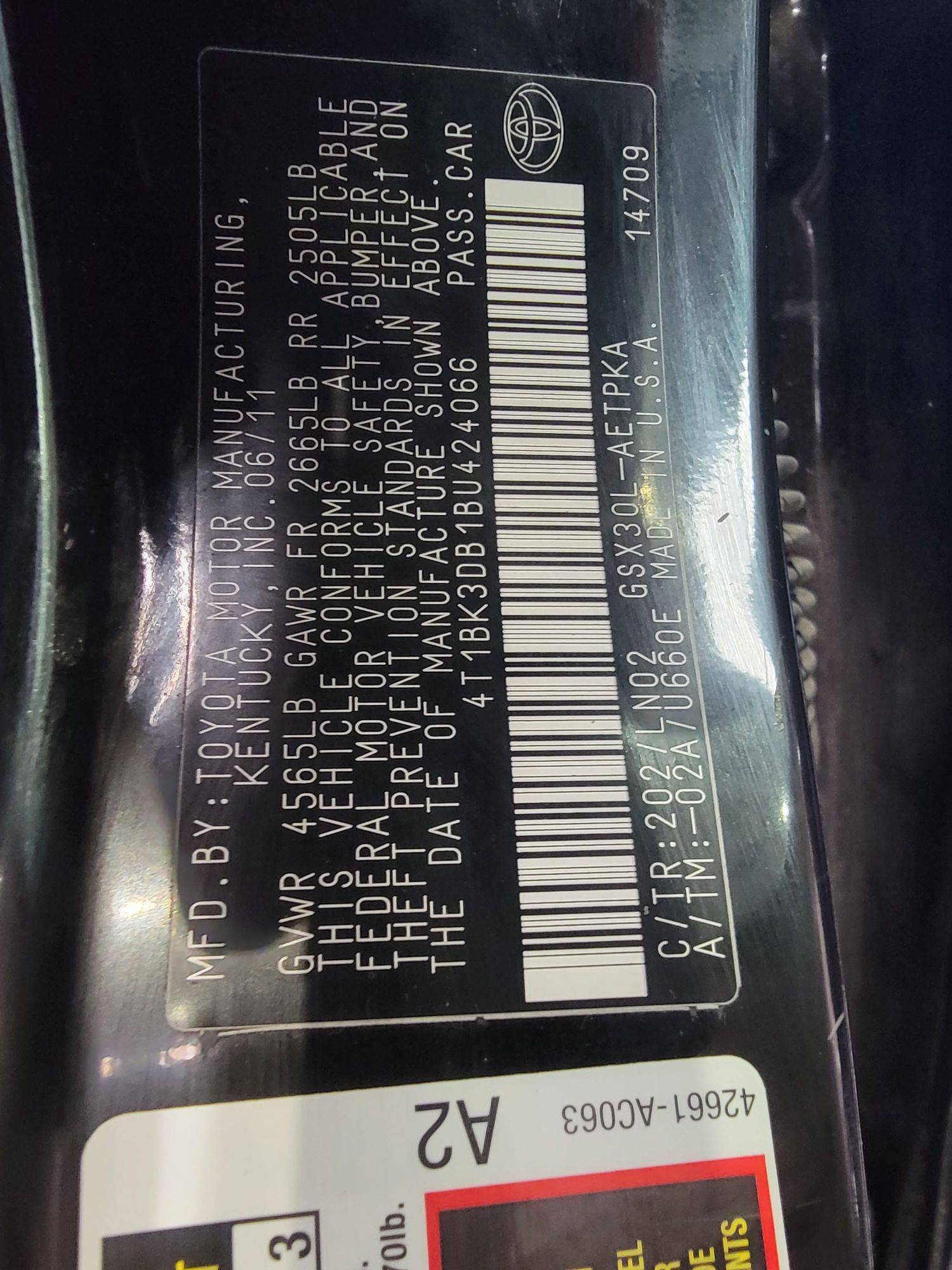 TOYOTA AVALON 2011 - Marhaba Auction Used Cars - Image 11