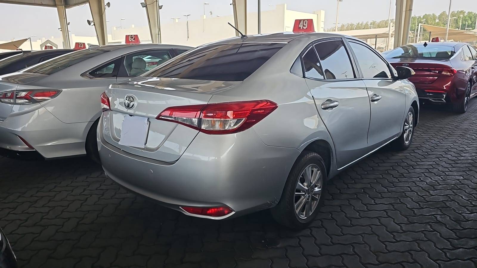 2022 TOYOTA YARIS — sold — 106892 KM — Lot 4085933 — Souq - Marhaba Auctions Used Cars - Image 4
