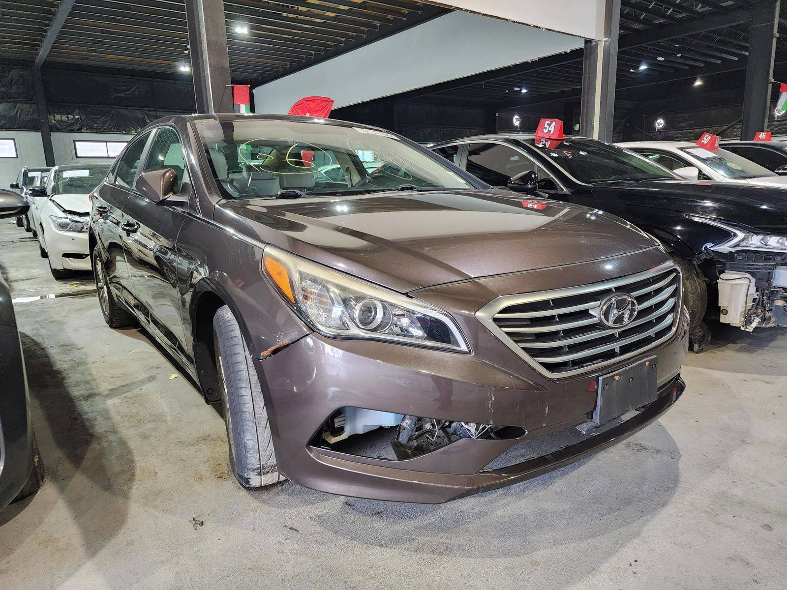 2015 HYUNDAI SONATA — 134396 Miles — Lot 45821364 — Al Quoz - Marhaba Auctions Used Cars - Image 3