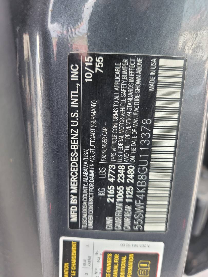 2016 MERCEDES BENZ C300 — 99862 Miles — Lot GU113378 — Main - Marhaba Auctions Used Cars - Image 11