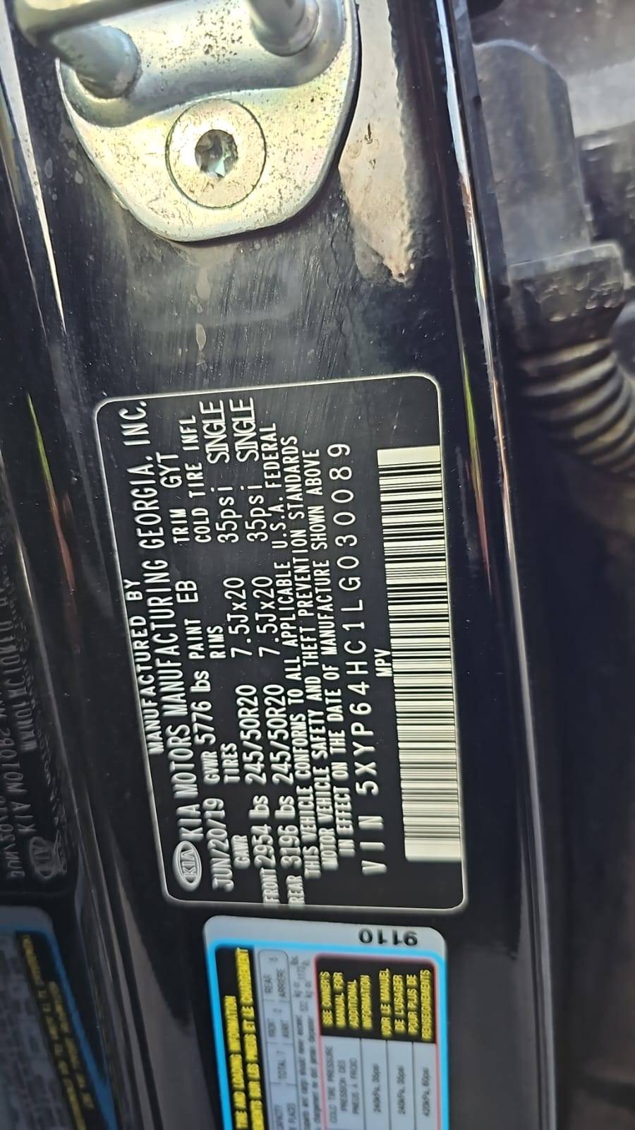 KIA TELLURIDE 2020 - Marhaba Auction Used Cars - Image 5