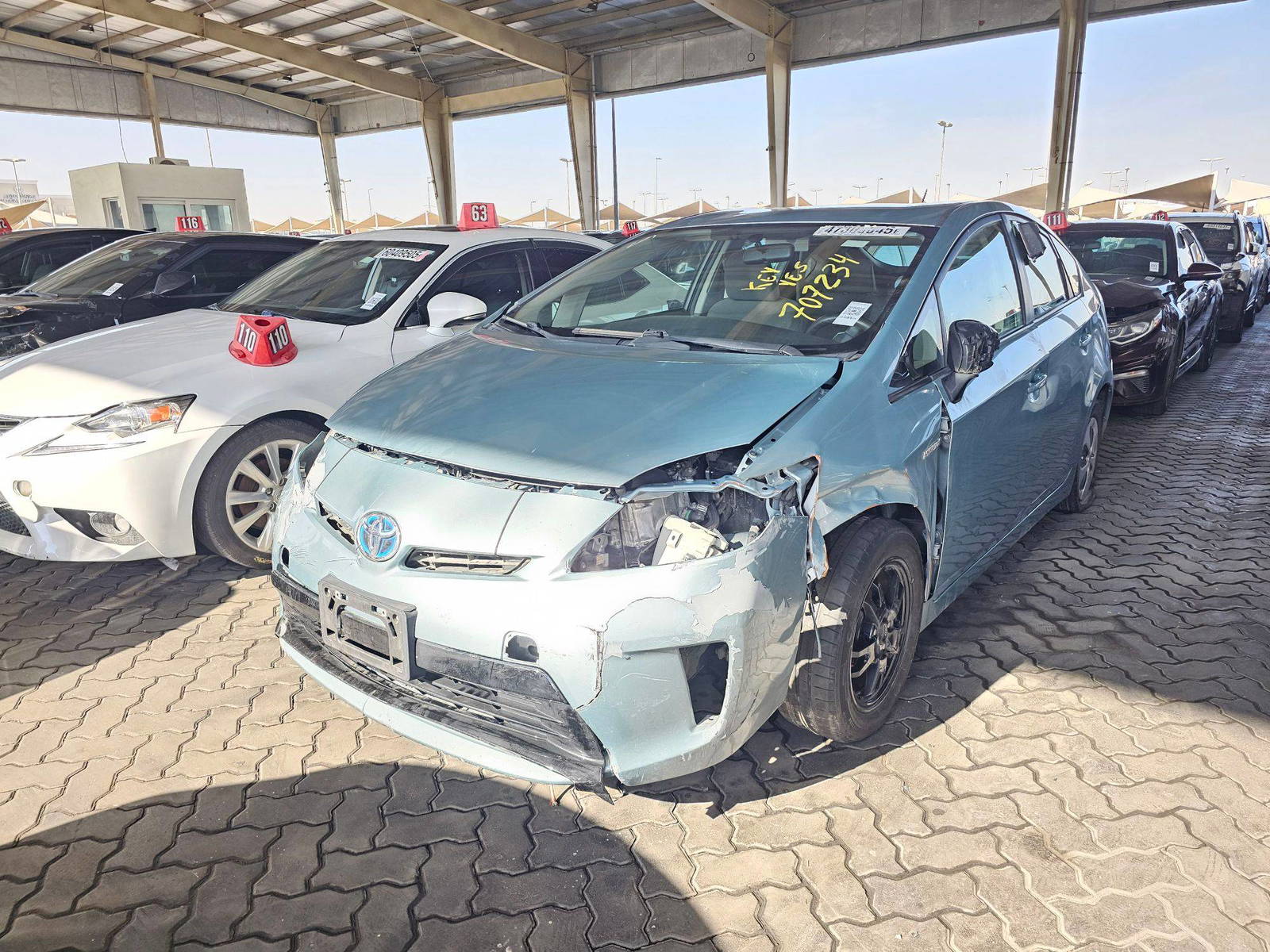 2013 TOYOTA PRIUS — 134815 Miles — Lot 7D1707234 — Souq - Marhaba Auctions Used Cars - Image 6