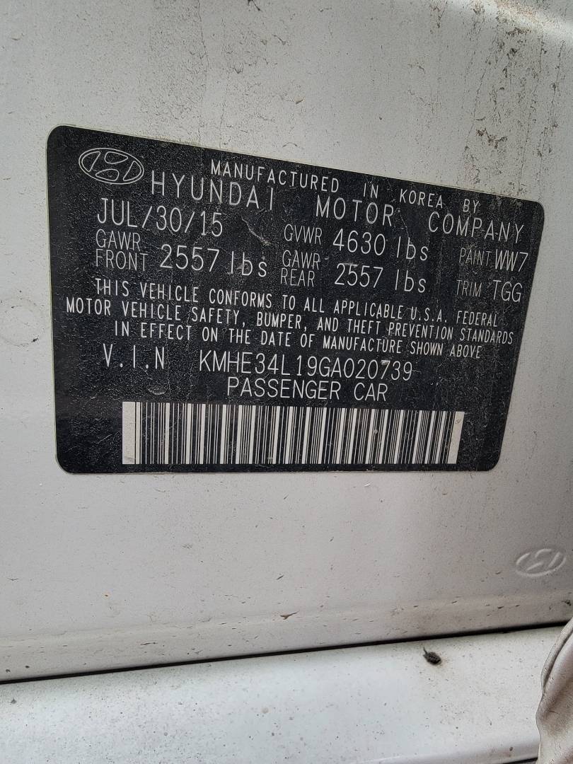 2015 HYUNDAI SONATA — 217744 Miles — Lot 020739 — Main - Marhaba Auctions Used Cars - Image 10