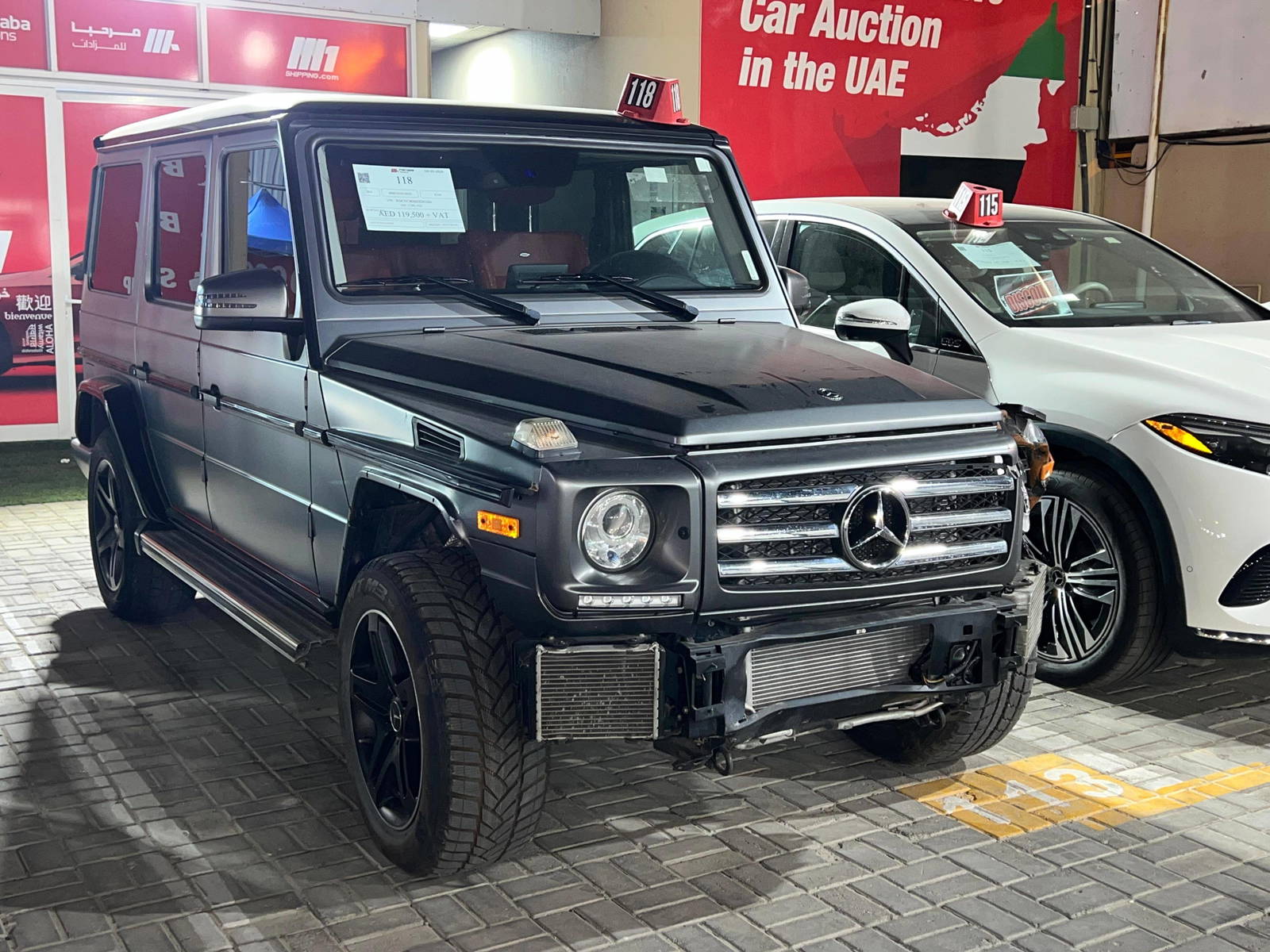 2018 MERCEDES BENZ G 550 — 147356 Miles — Lot H0JX293366 - Marhaba Auctions Used Cars - Image 3