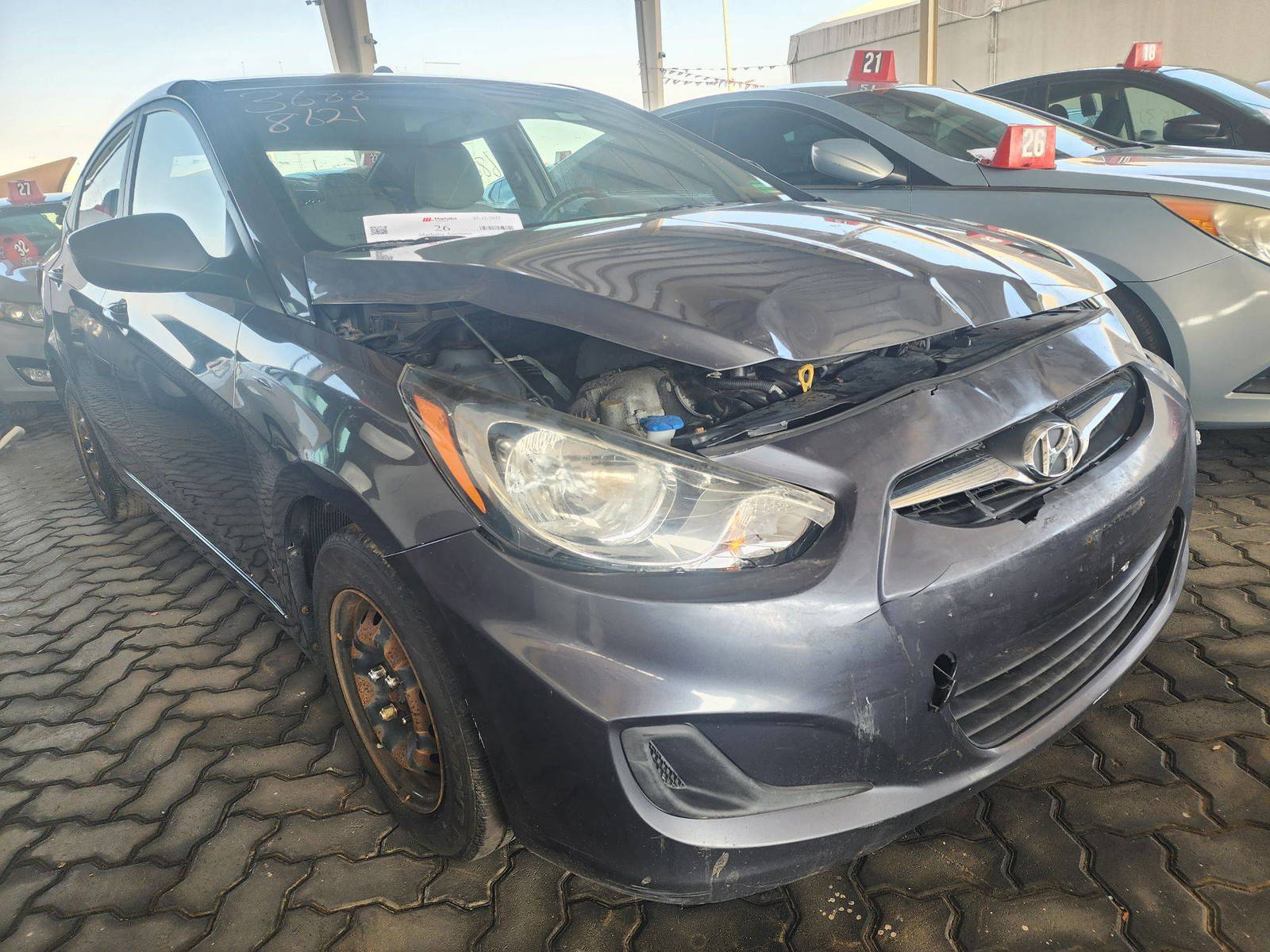 2013 HYUNDAI ACCENT — 121141 Miles — Lot 36888621 - Marhaba Auctions Used Cars - Image 8
