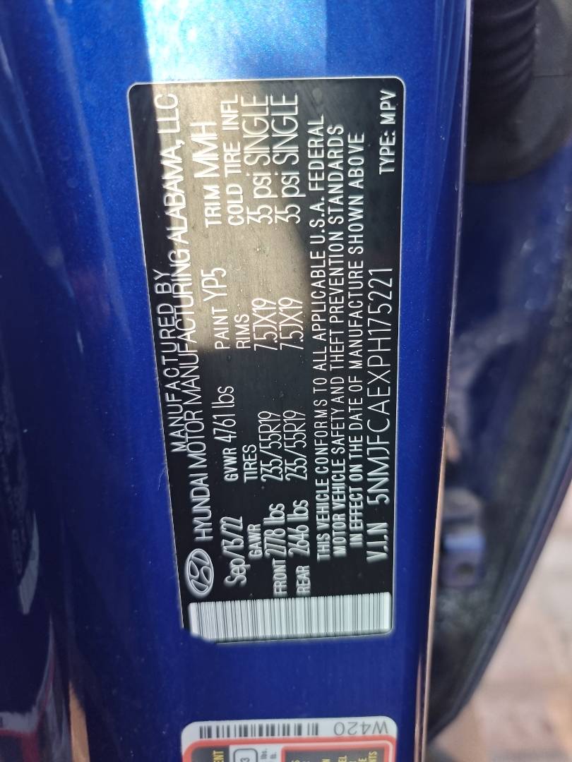 HYUNDAI TUCSON 2023 - Marhaba Auction Used Cars - Image 9