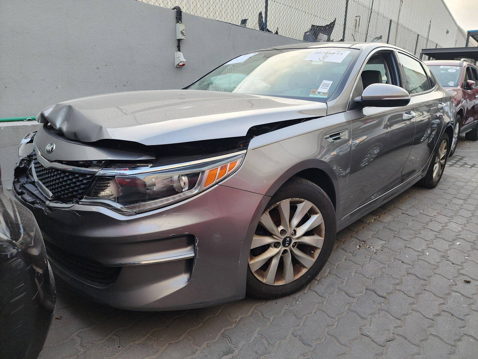 2016 KIA OPTIMA — 124238 Miles — Lot 64278 — Main - Marhaba Auctions Used Cars - Image 3