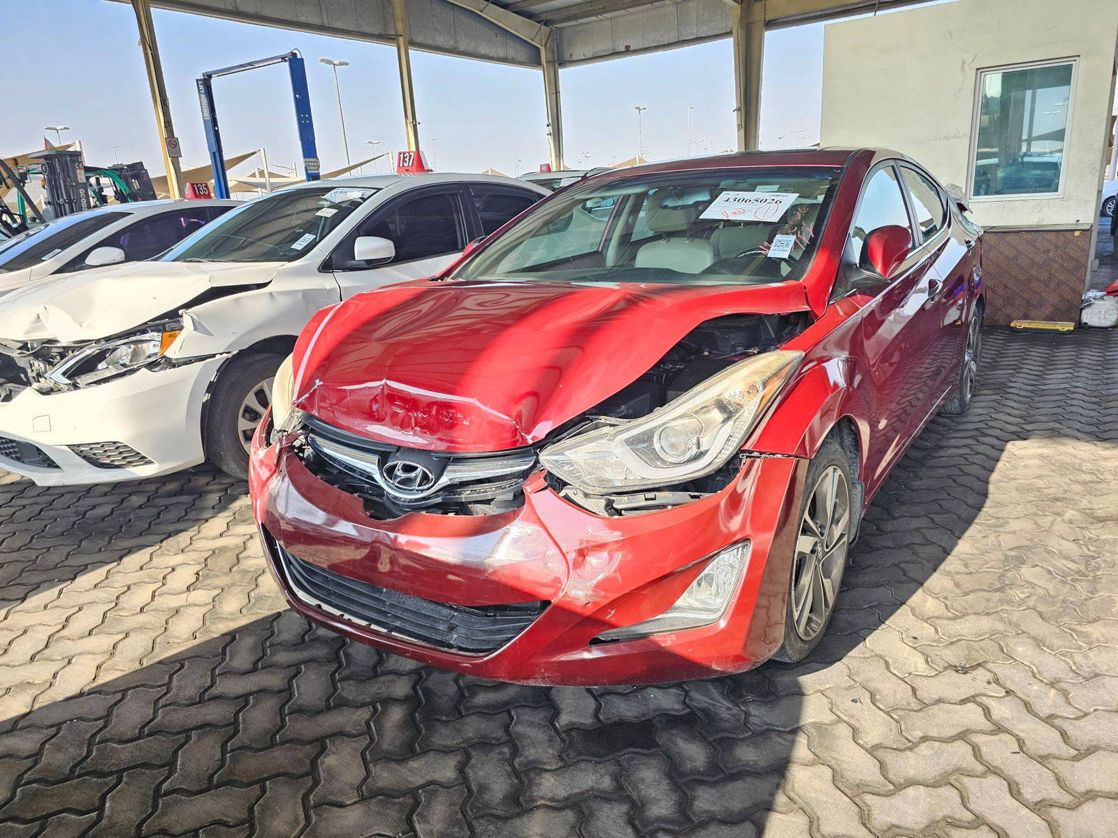 2014 HYUNDAI ELANTRA — 162994 Miles — Lot 43065026 — Souq - Marhaba Auctions Used Cars - Image 3