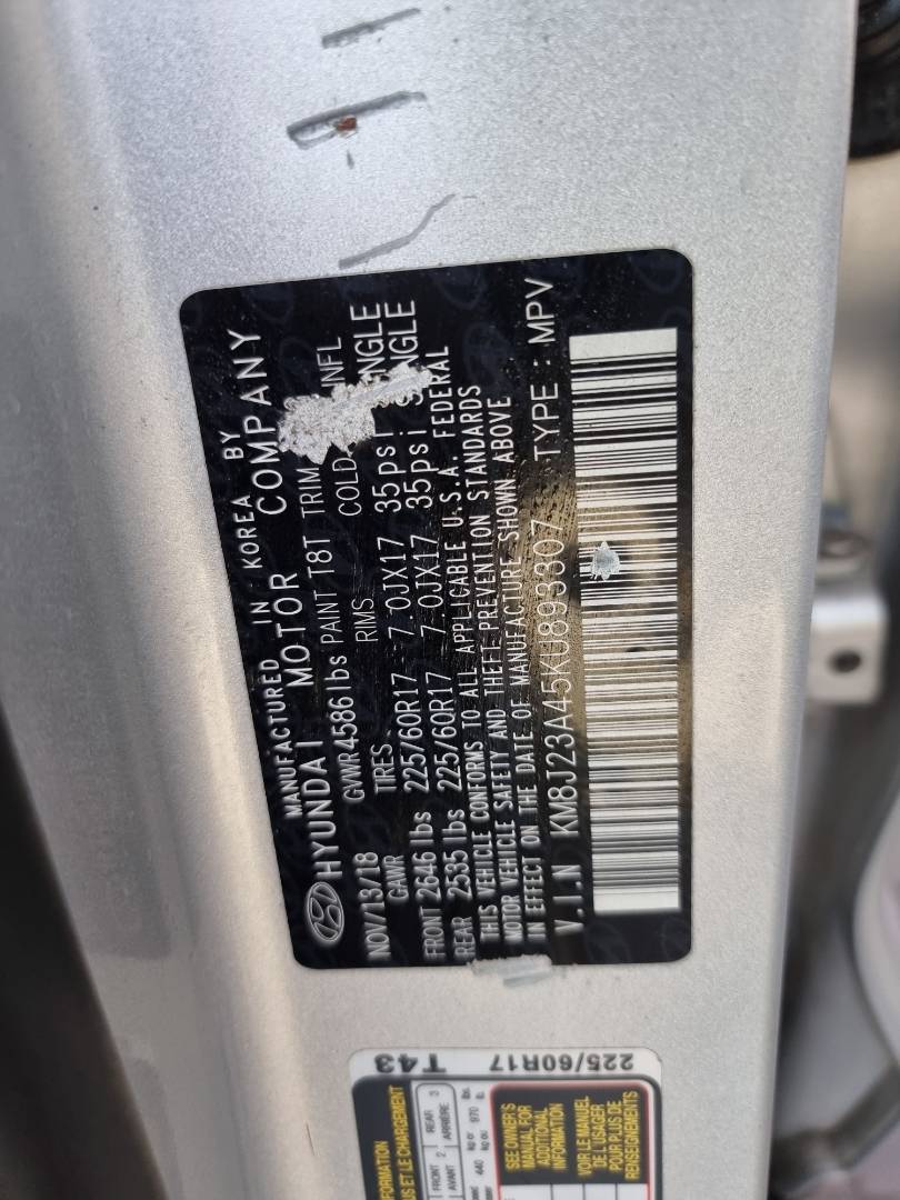 HYUNDAI TUCSON 2019 - Marhaba Auction Used Cars - Image 8