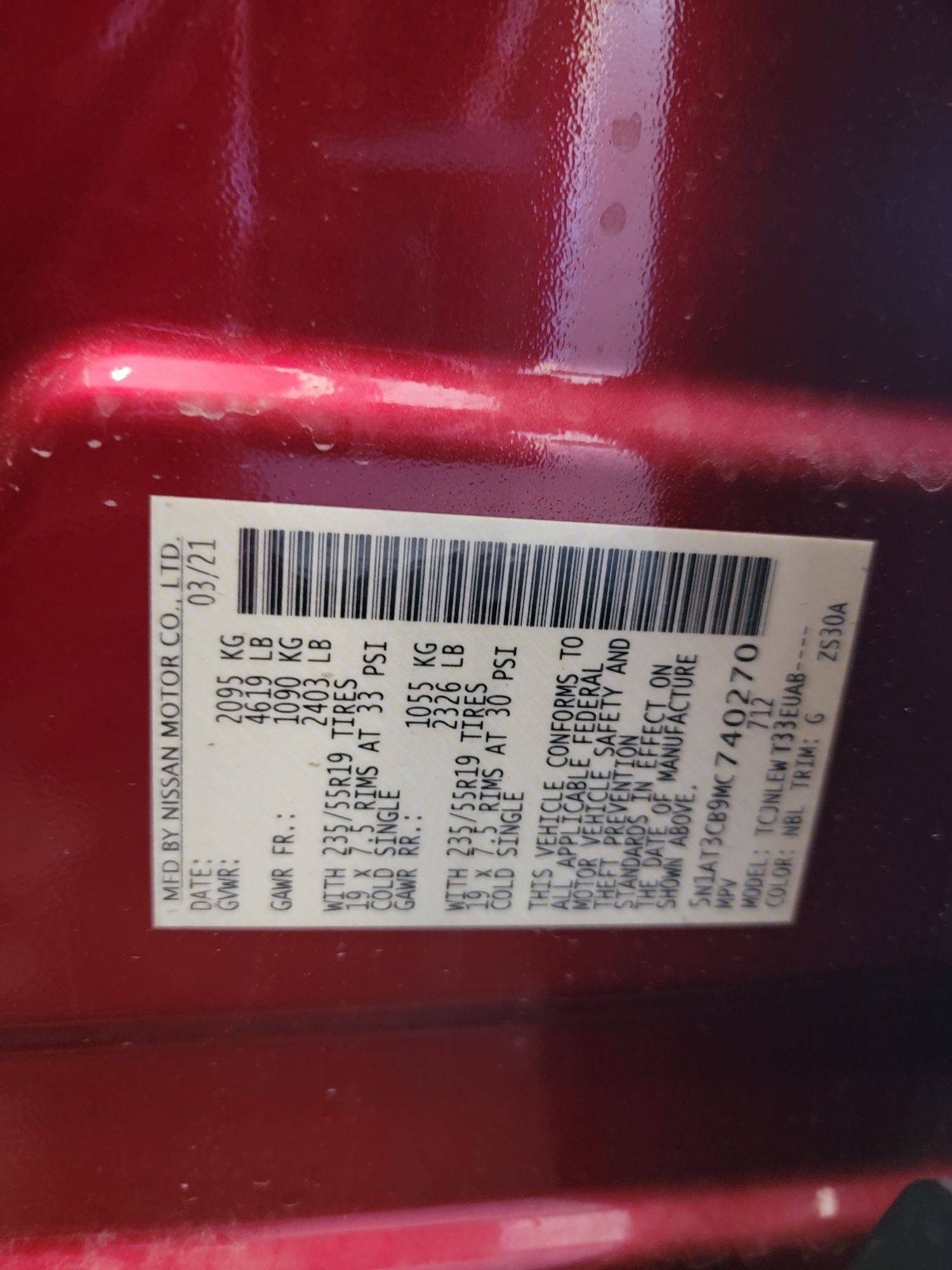 NISSAN ROGUE 2021 - Marhaba Auction Used Cars - Image 11