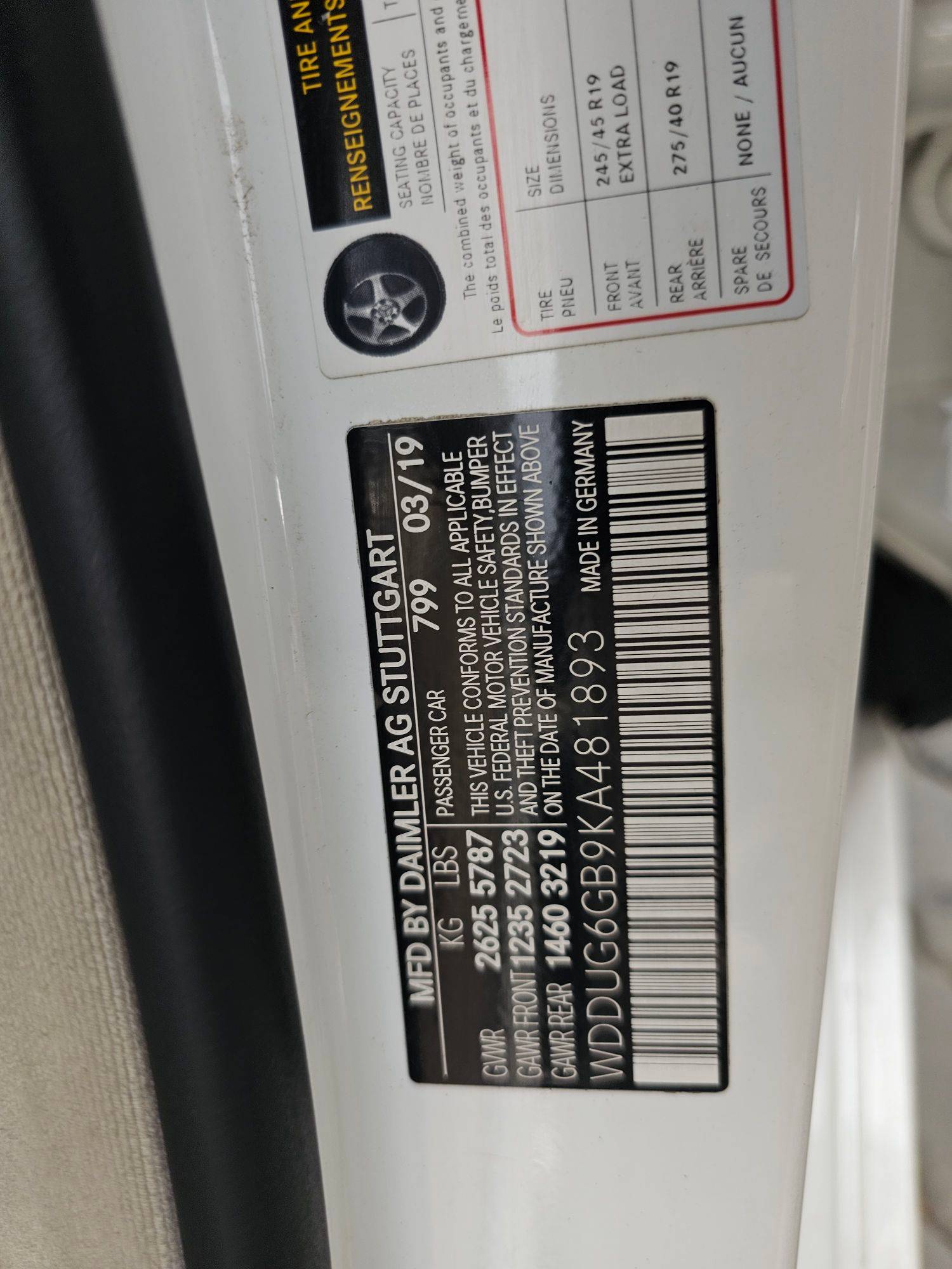 MERCEDES BENZ S 450 2019 - Marhaba Auction Used Cars - Image 12