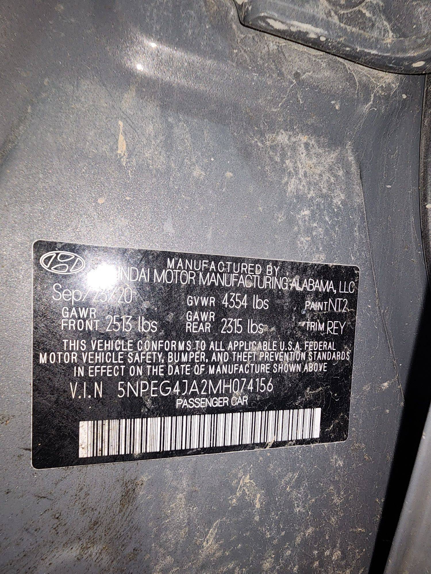 HYUNDAI SONATA 2021 - Marhaba Auction Used Cars - Image 10