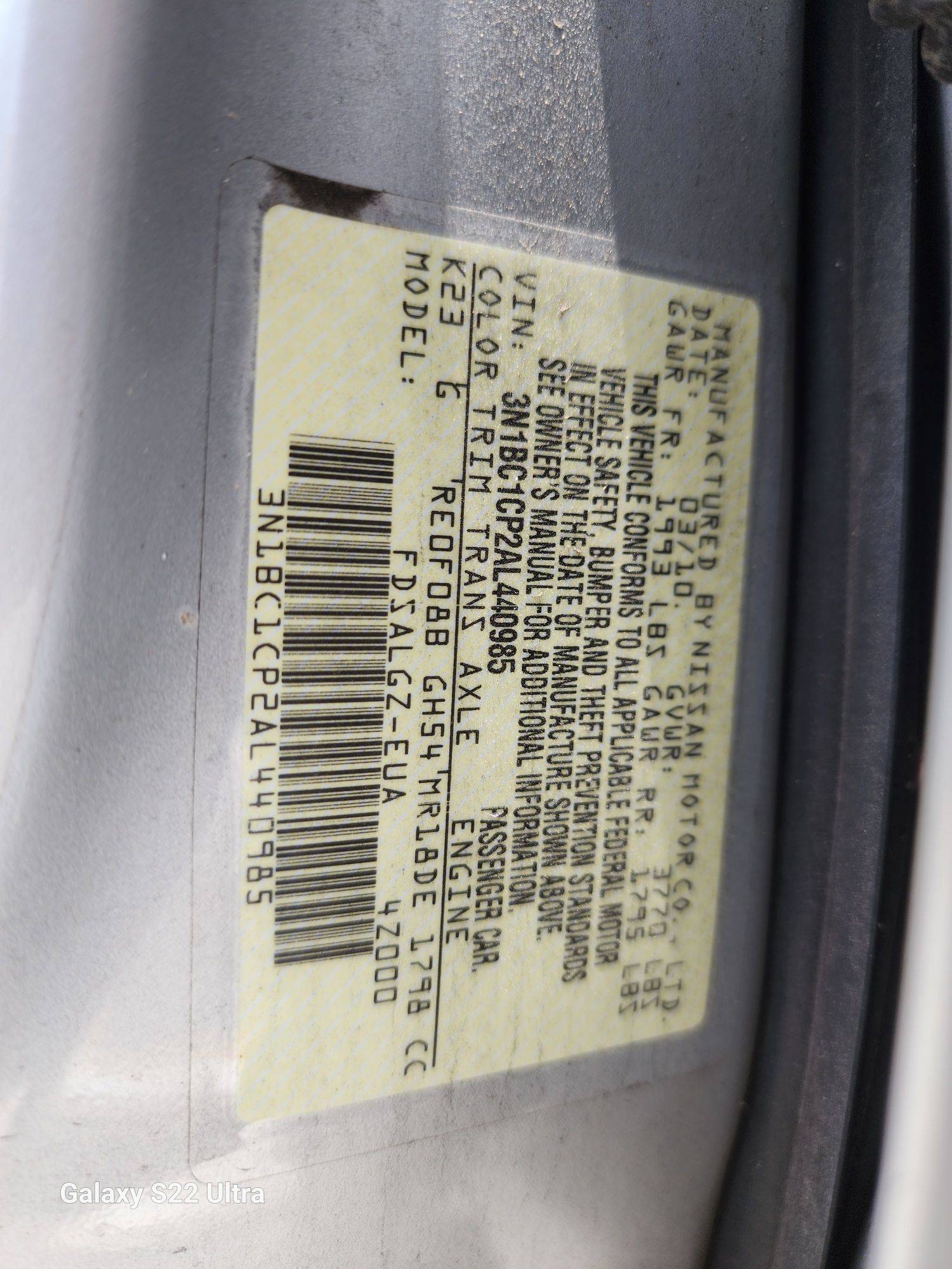 2010 NISSAN VERSA — 162265 Miles — Lot 40833704 - Marhaba Auctions Used Cars - Image 7