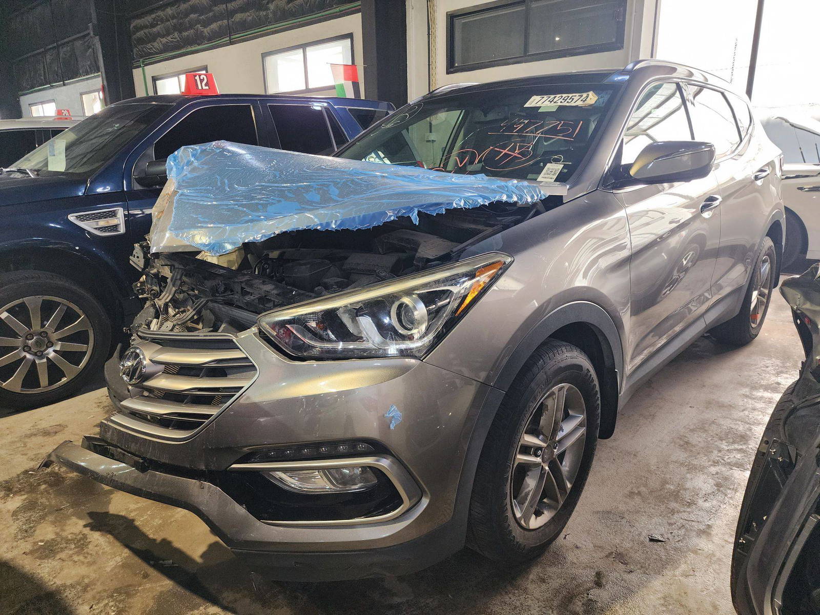 HYUNDAI SANTA FE 2017 - Marhaba Auction Used Cars - Image 3