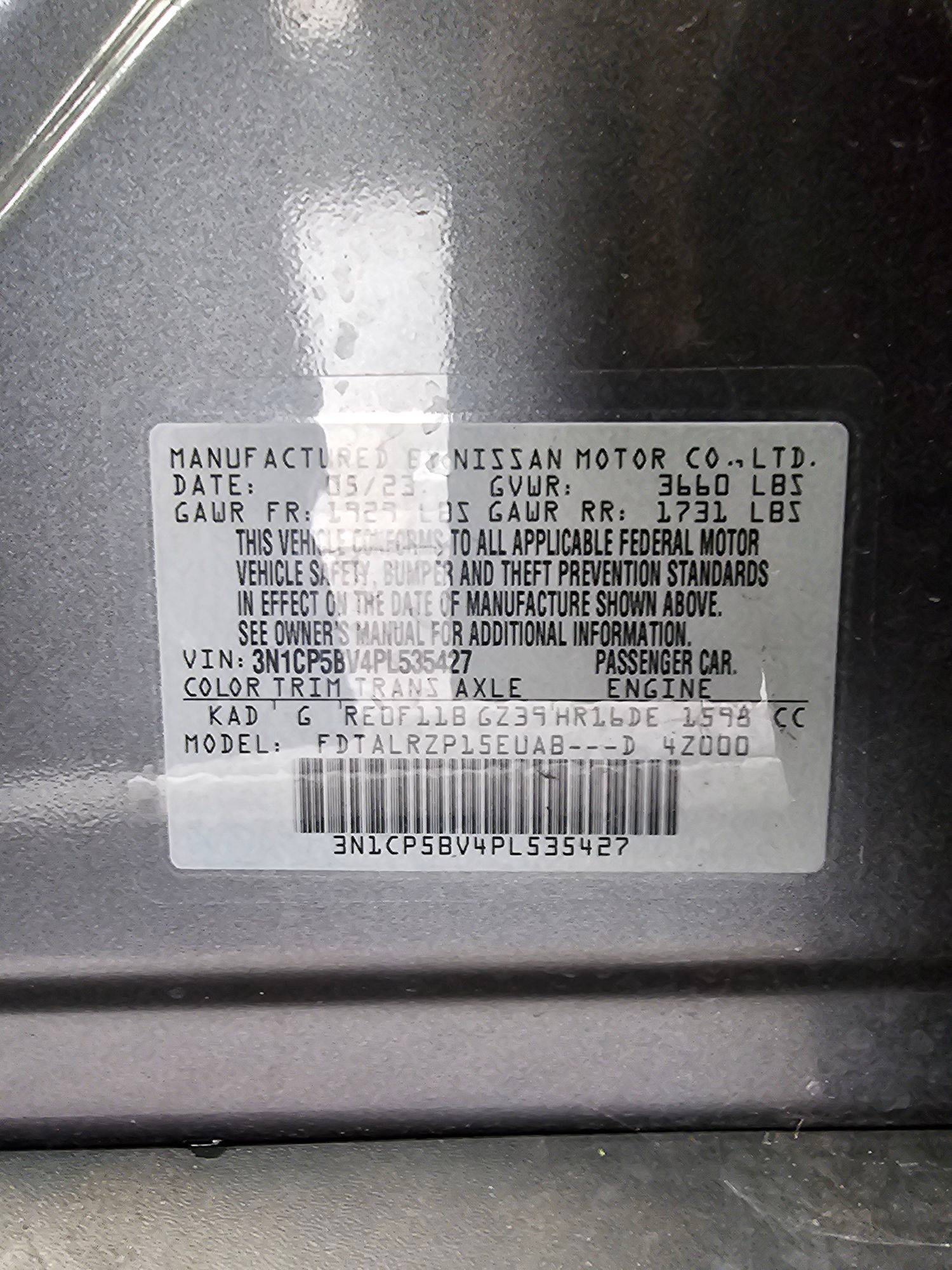 2023 NISSAN KICKS — 63855 Miles — Lot V4PL535427 — Souq - Marhaba Auctions Used Cars - Image 9