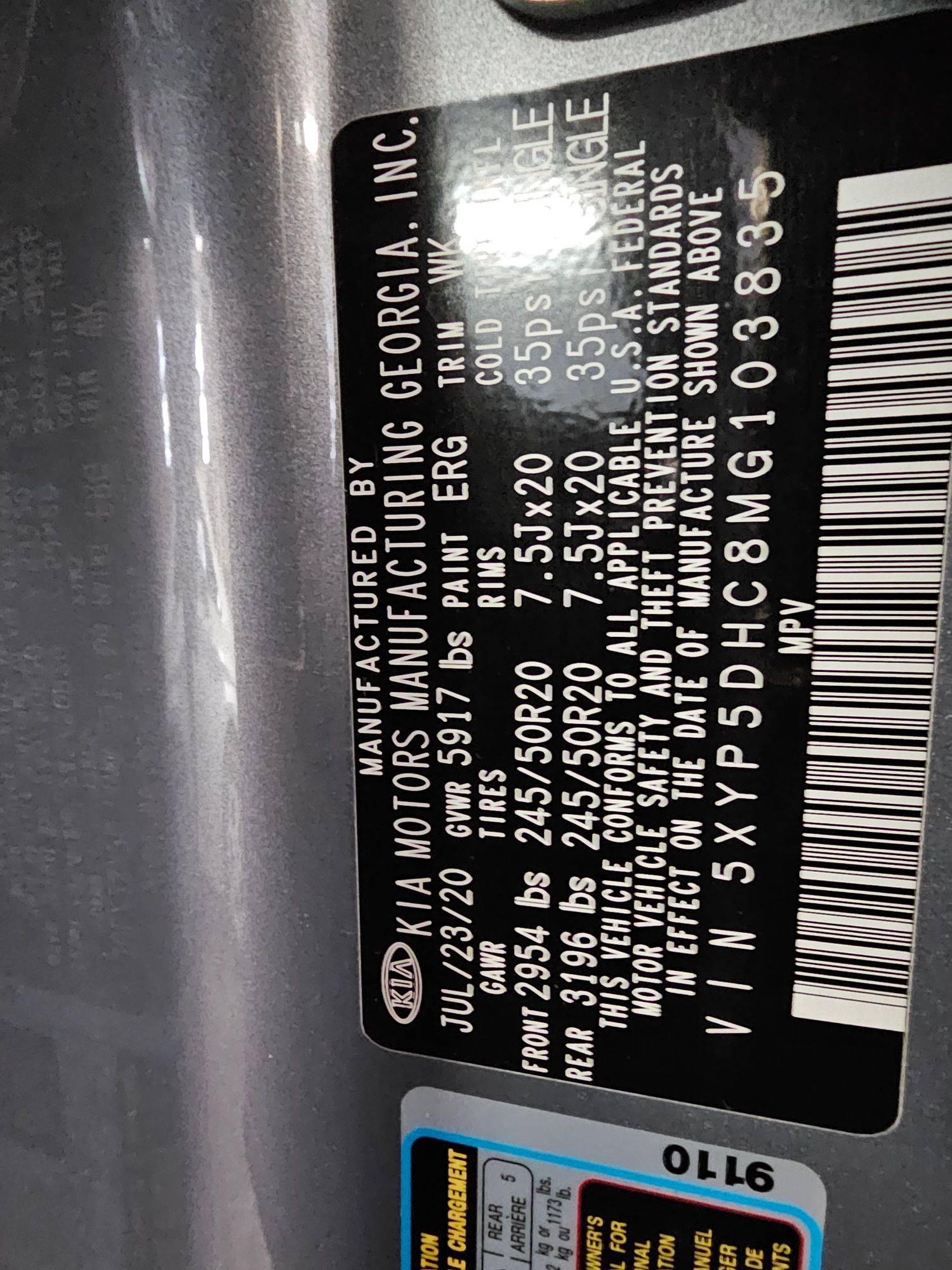 KIA TELLURIDE 2021 - Marhaba Auction Used Cars - Image 10