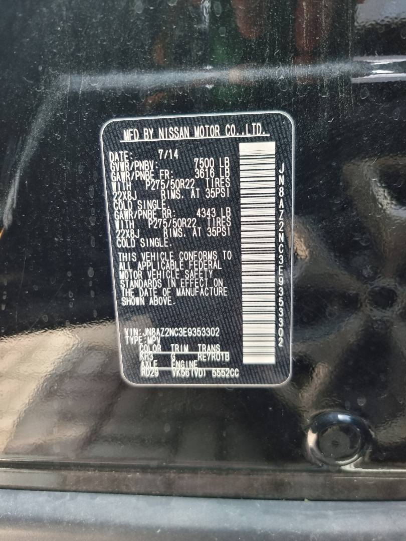 INFINITI QX80 2014 - Marhaba Auction Used Cars - Image 9