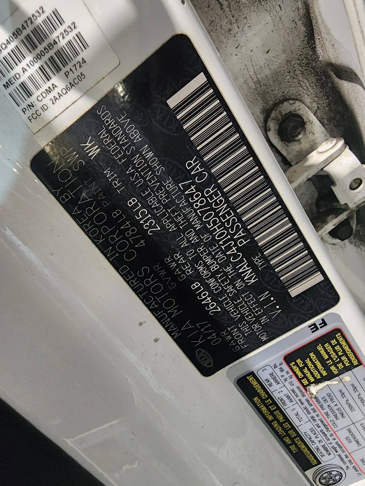 KIA CADENZA 2017 - Marhaba Auction Used Cars - Image 10