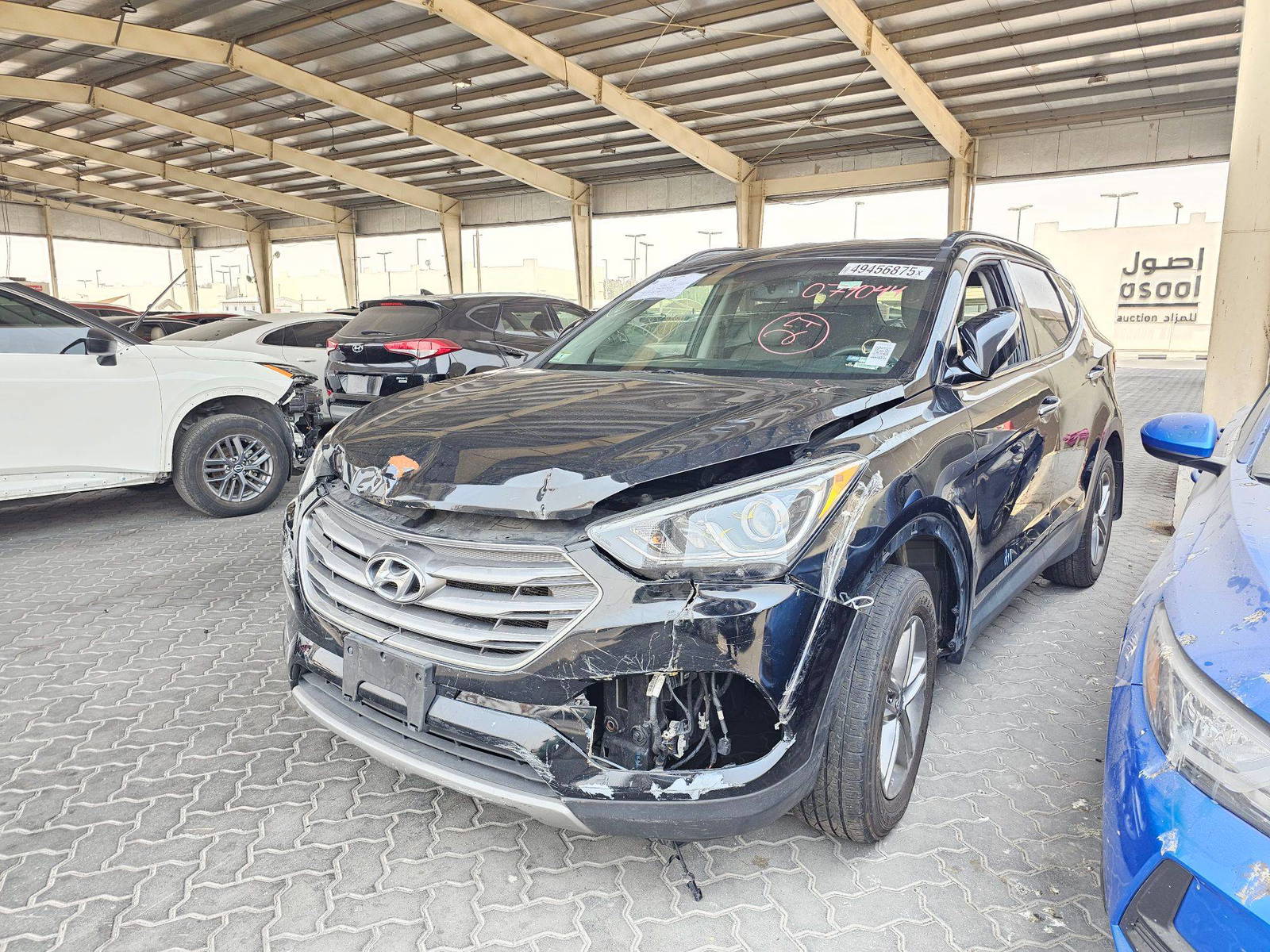 HYUNDAI SANTA FE SPORT 2018 - Marhaba Auction Used Cars - Image 4