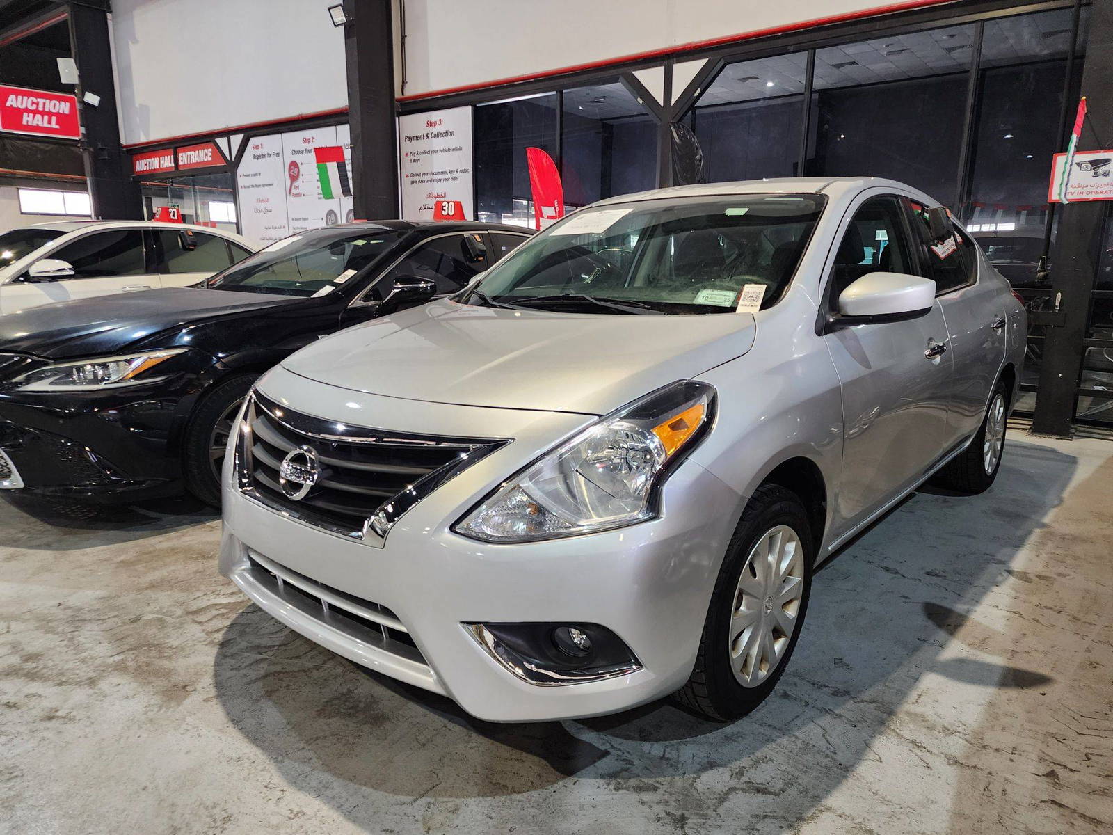 2016 NISSAN VERSA — 80137 Miles — Lot 896656 — Al Quoz - Marhaba Auctions Used Cars - Image 3