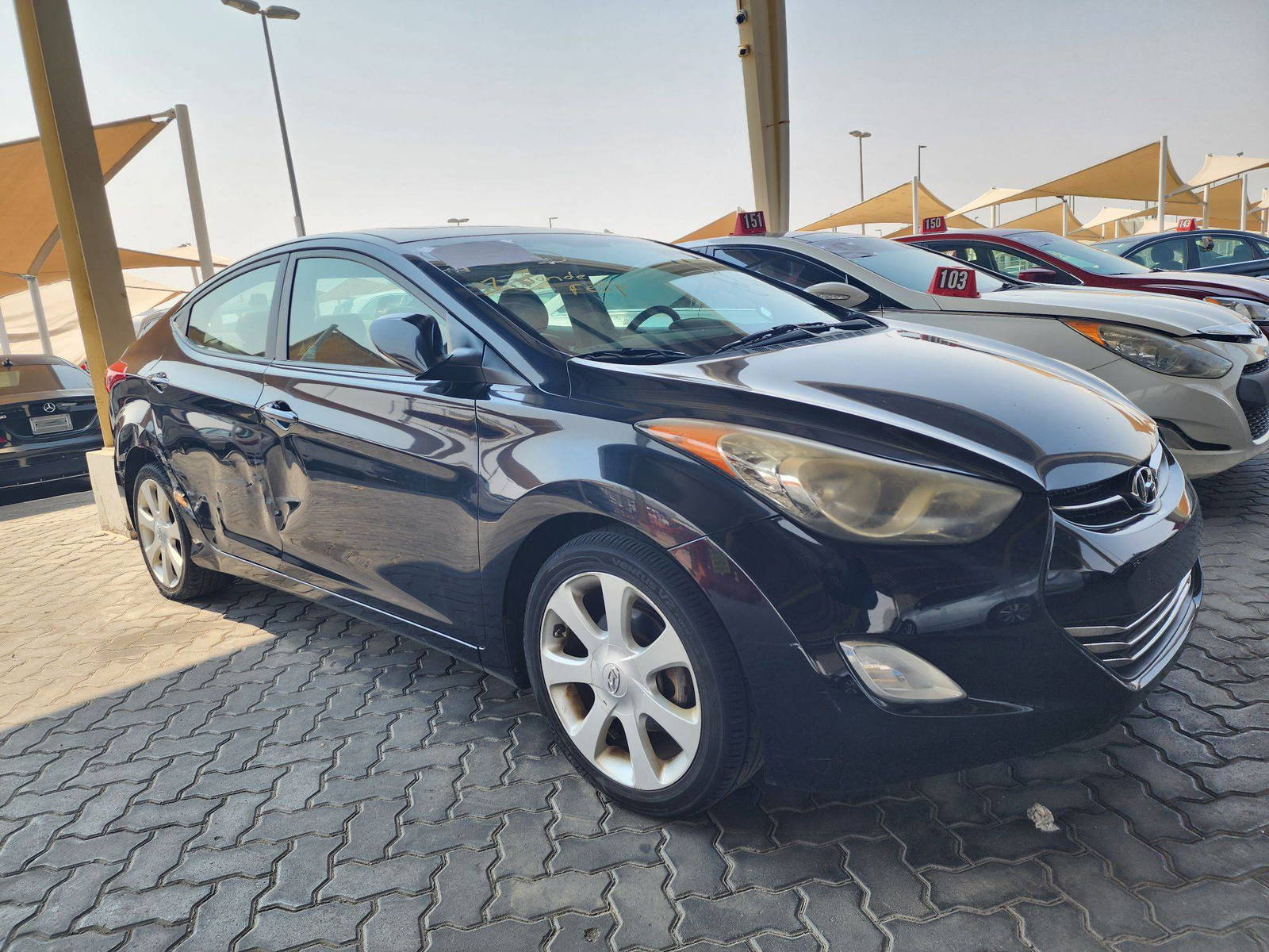2013 HYUNDAI ELANTRA — 201624 Miles — Lot 9DU556832 — Souq - Marhaba Auctions Used Cars - Image 4