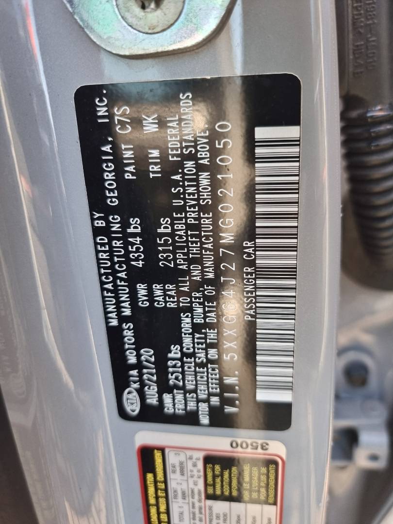 KIA K5 2021 - Marhaba Auction Used Cars - Image 8