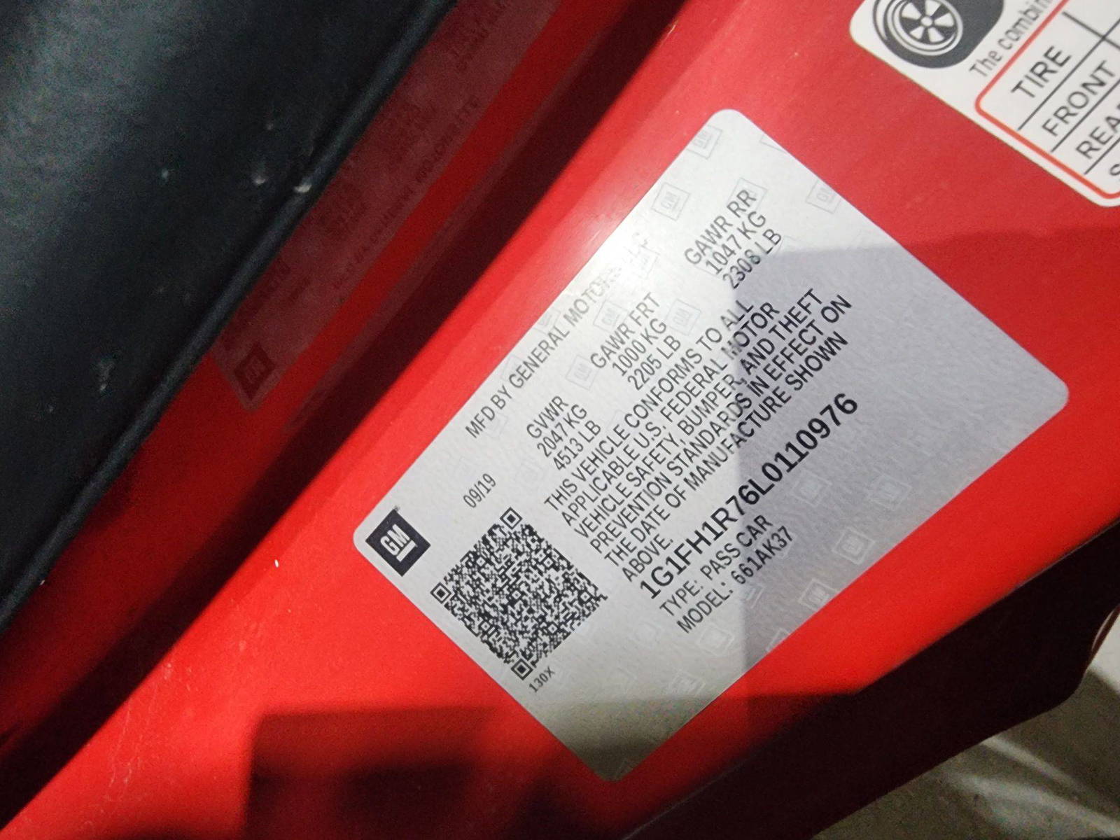 CHEVROLET CAMARO 2020 - Marhaba Auction Used Cars - Image 9