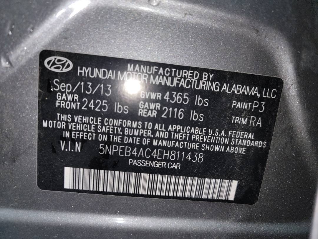 2014 HYUNDAI SONATA — 146881 Miles — Lot 63333733 - Marhaba Auctions Used Cars - Image 9
