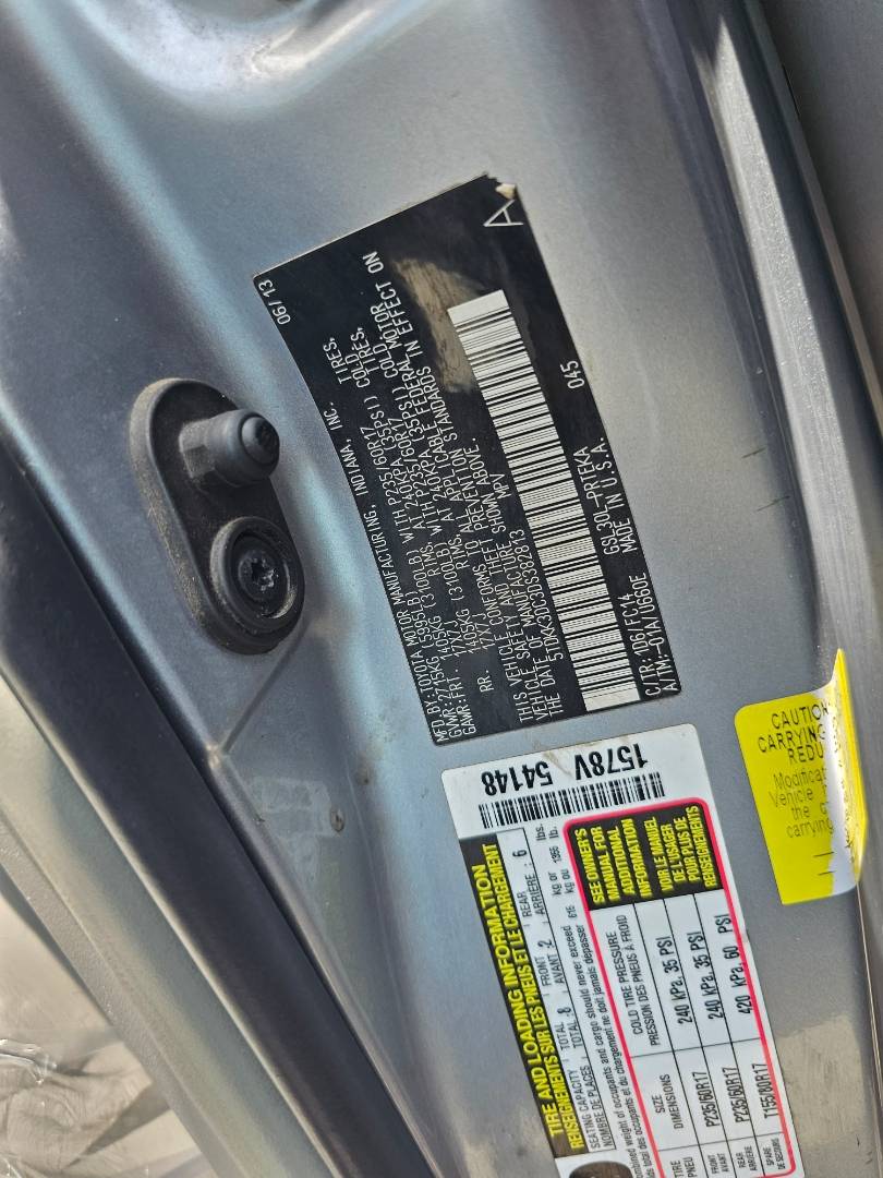2013 TOYOTA SIENNA — 225158 Miles — Lot S382813 — Main - Marhaba Auctions Used Cars - Image 7