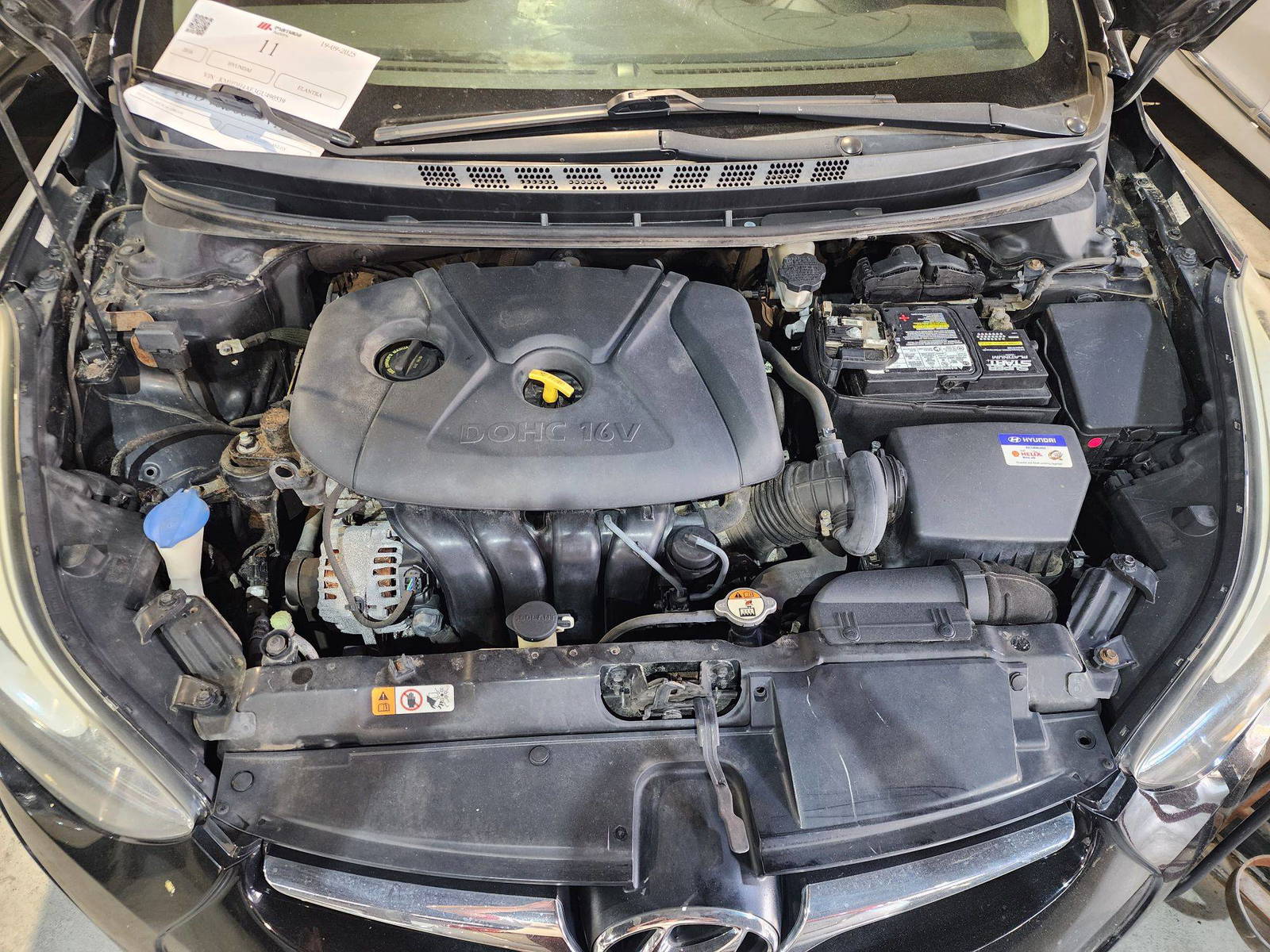 2016 HYUNDAI ELANTRA — 153669 Miles — Lot U490539 — Al Quoz - Marhaba Auctions Used Cars - Image 13